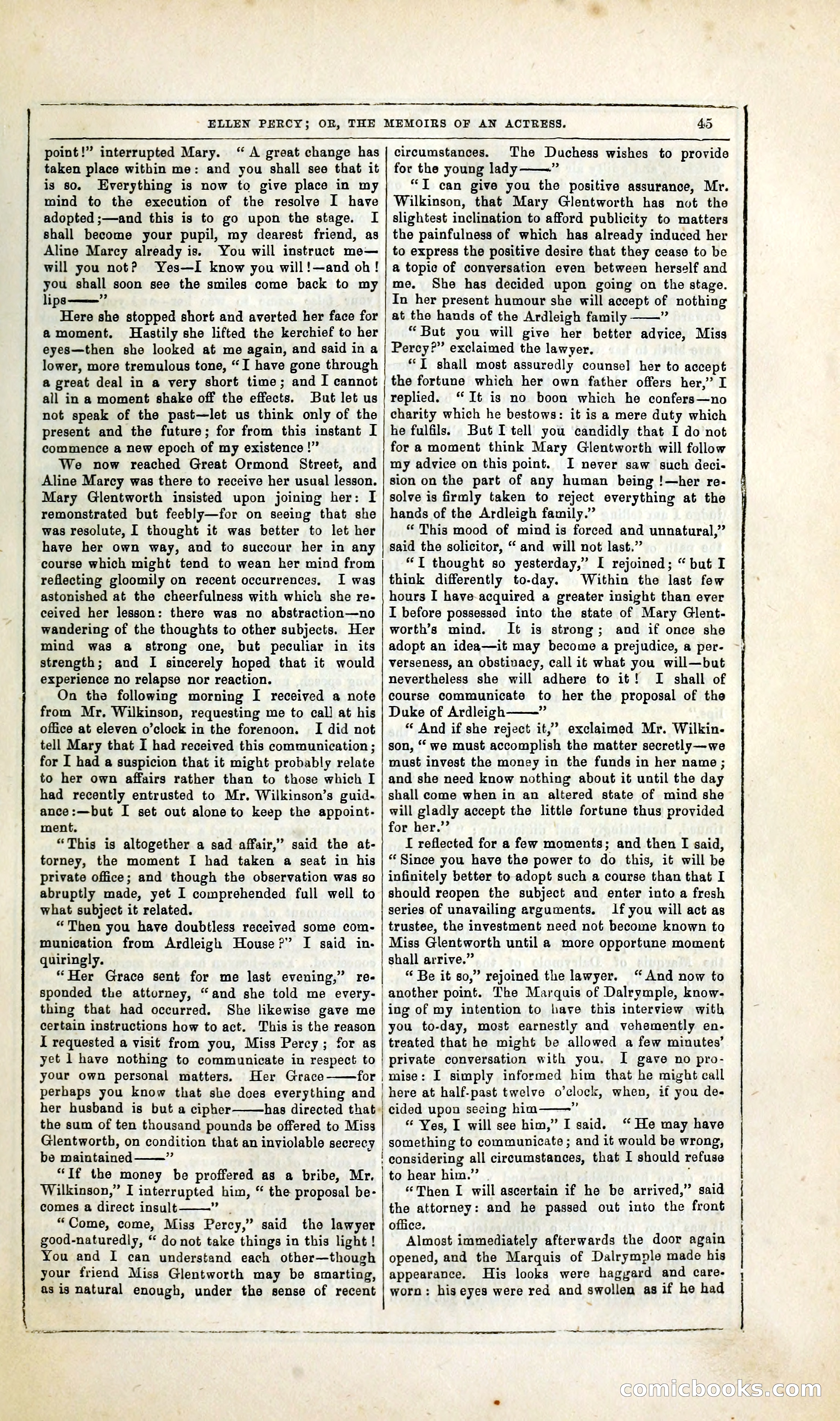 Ellen Percy; or, The Memoirs of an Actress — page 58 of 399