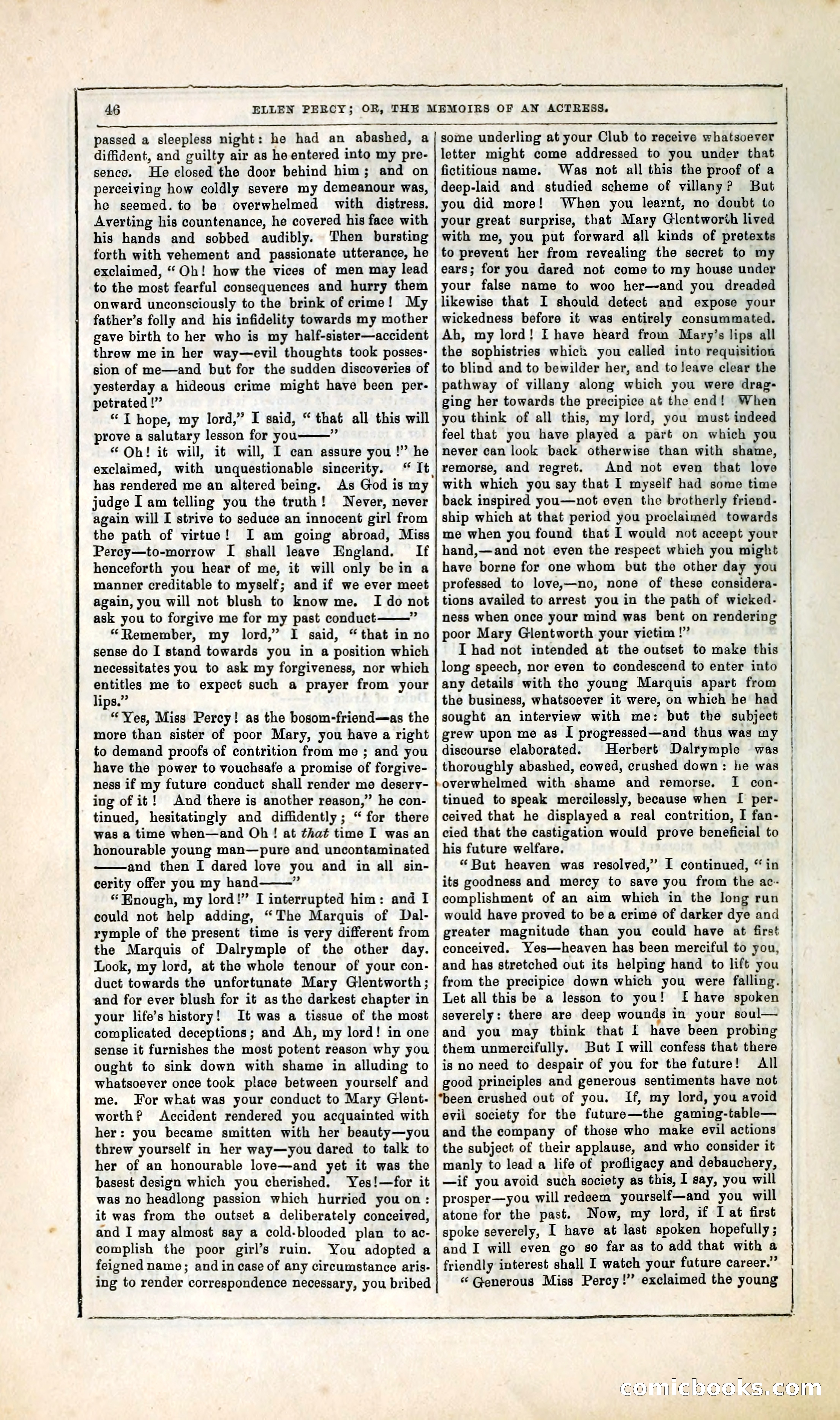Ellen Percy; or, The Memoirs of an Actress — page 59 of 399