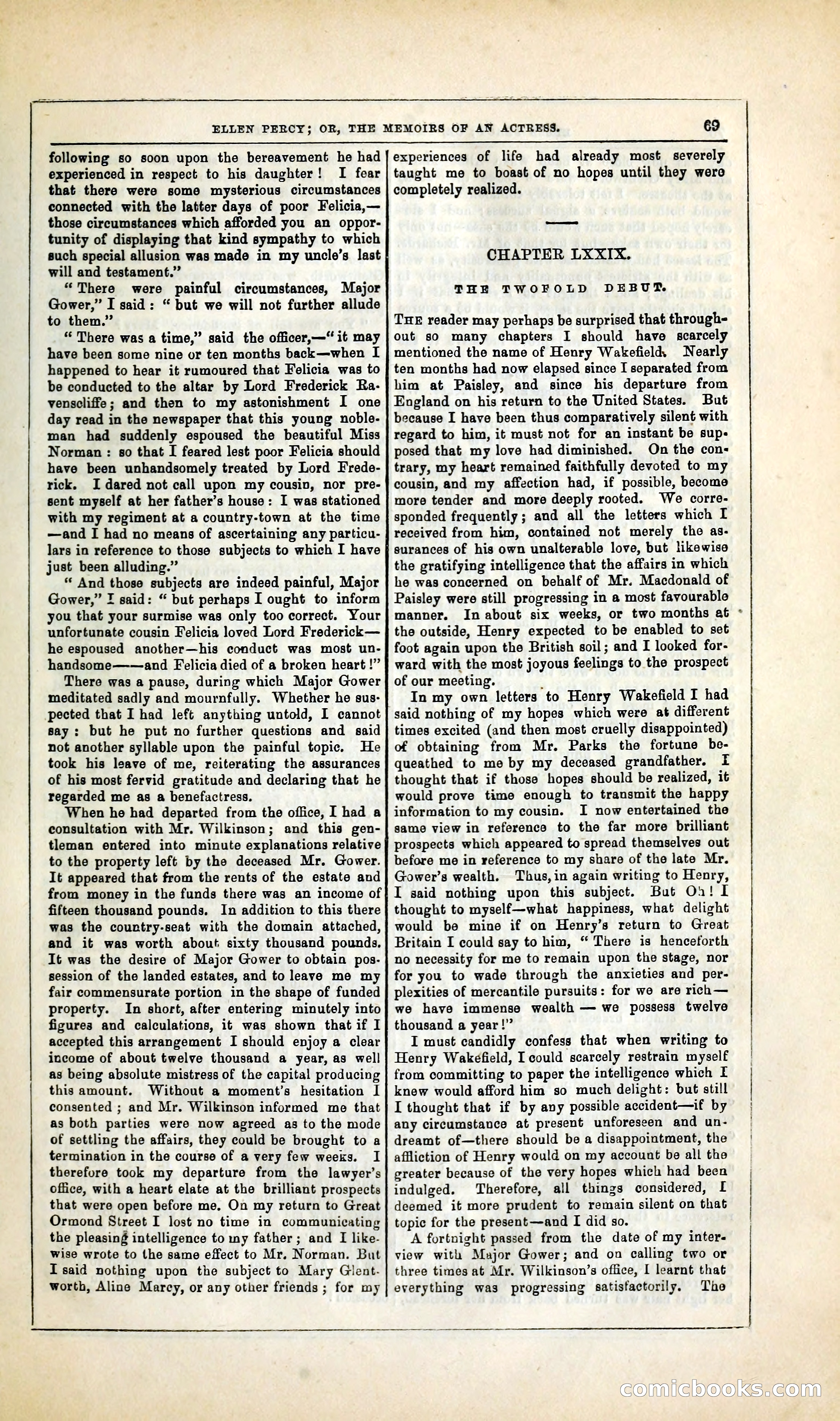 Ellen Percy; or, The Memoirs of an Actress — page 82 of 399