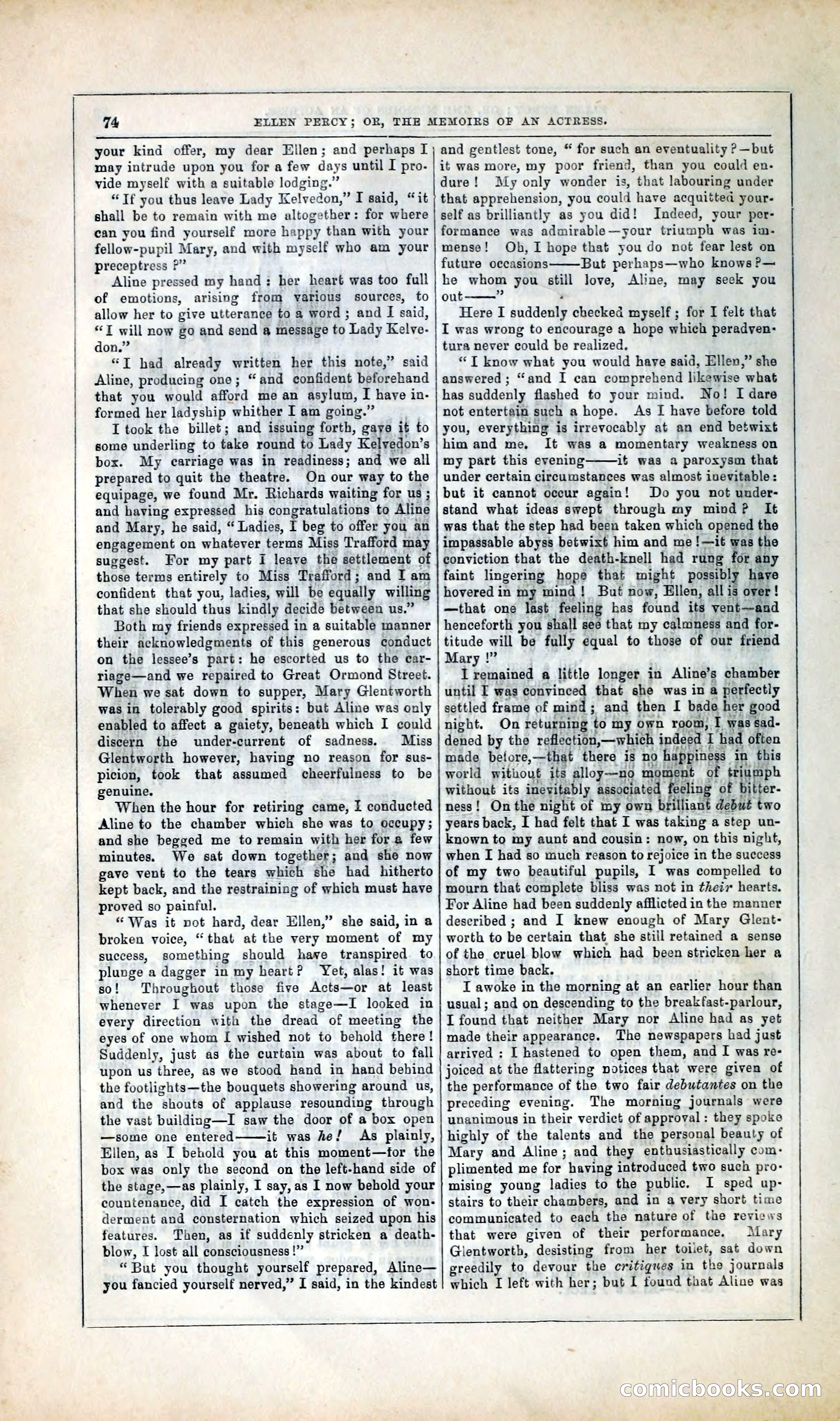 Ellen Percy; or, The Memoirs of an Actress — page 87 of 399