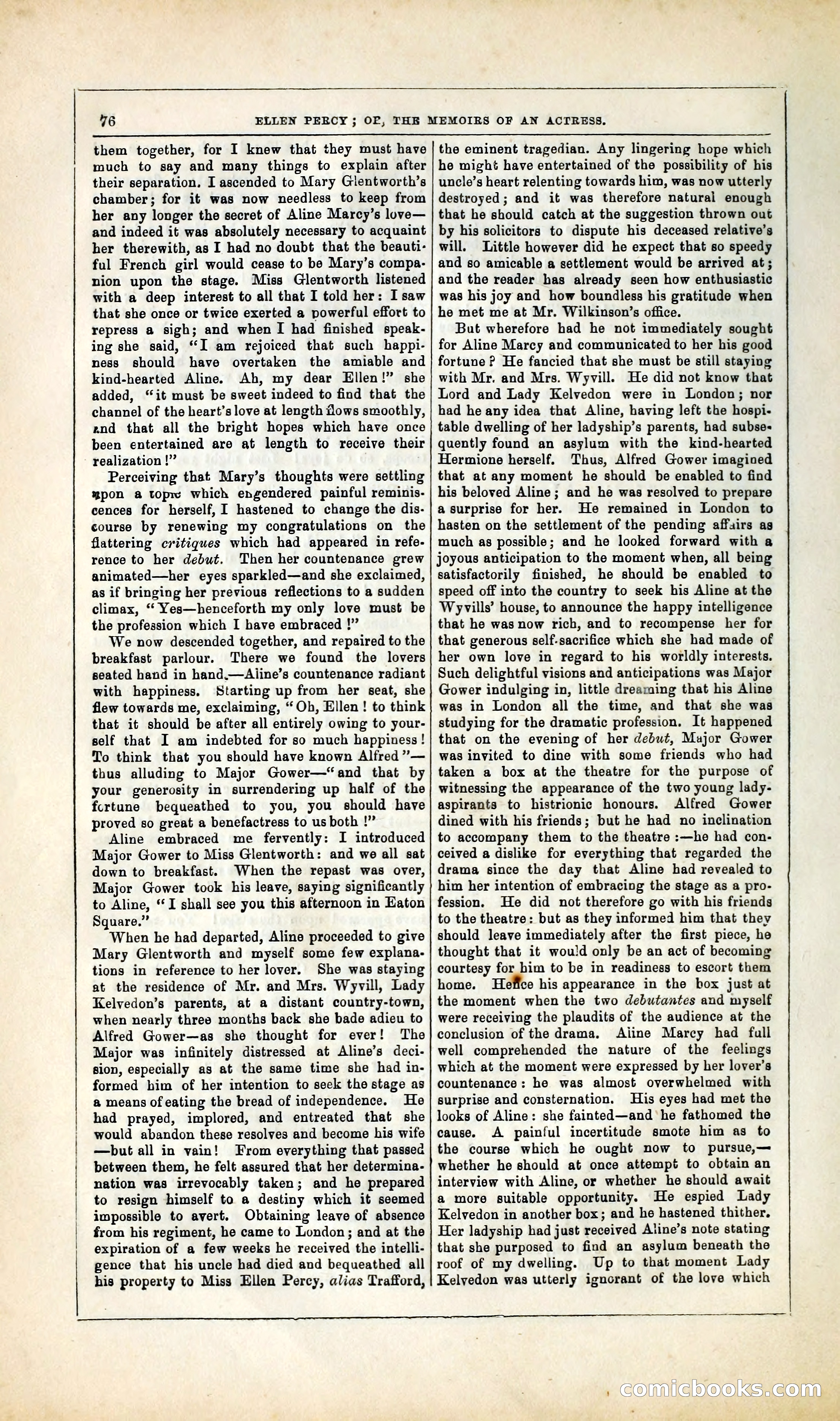 Ellen Percy; or, The Memoirs of an Actress — page 89 of 399