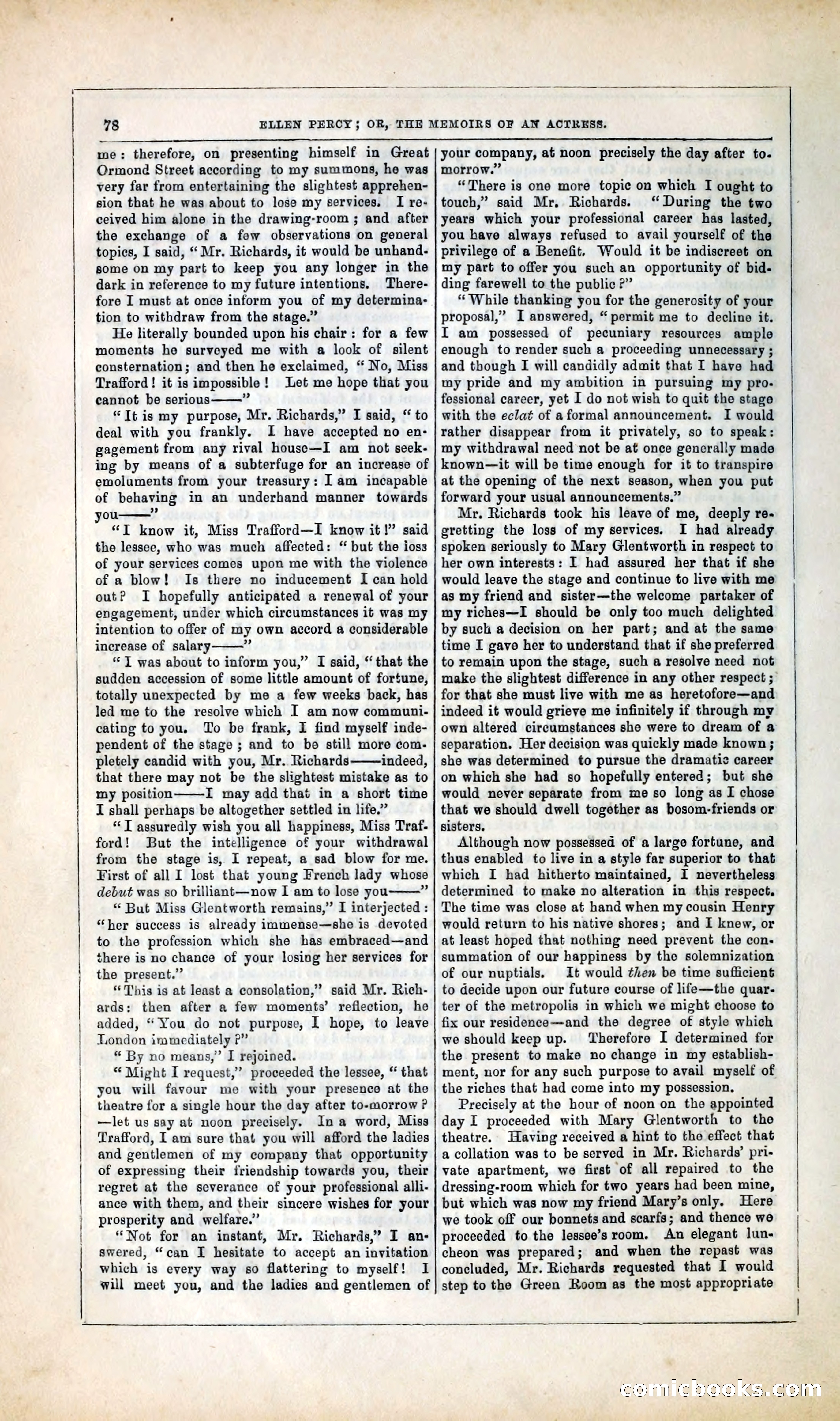 Ellen Percy; or, The Memoirs of an Actress — page 91 of 399