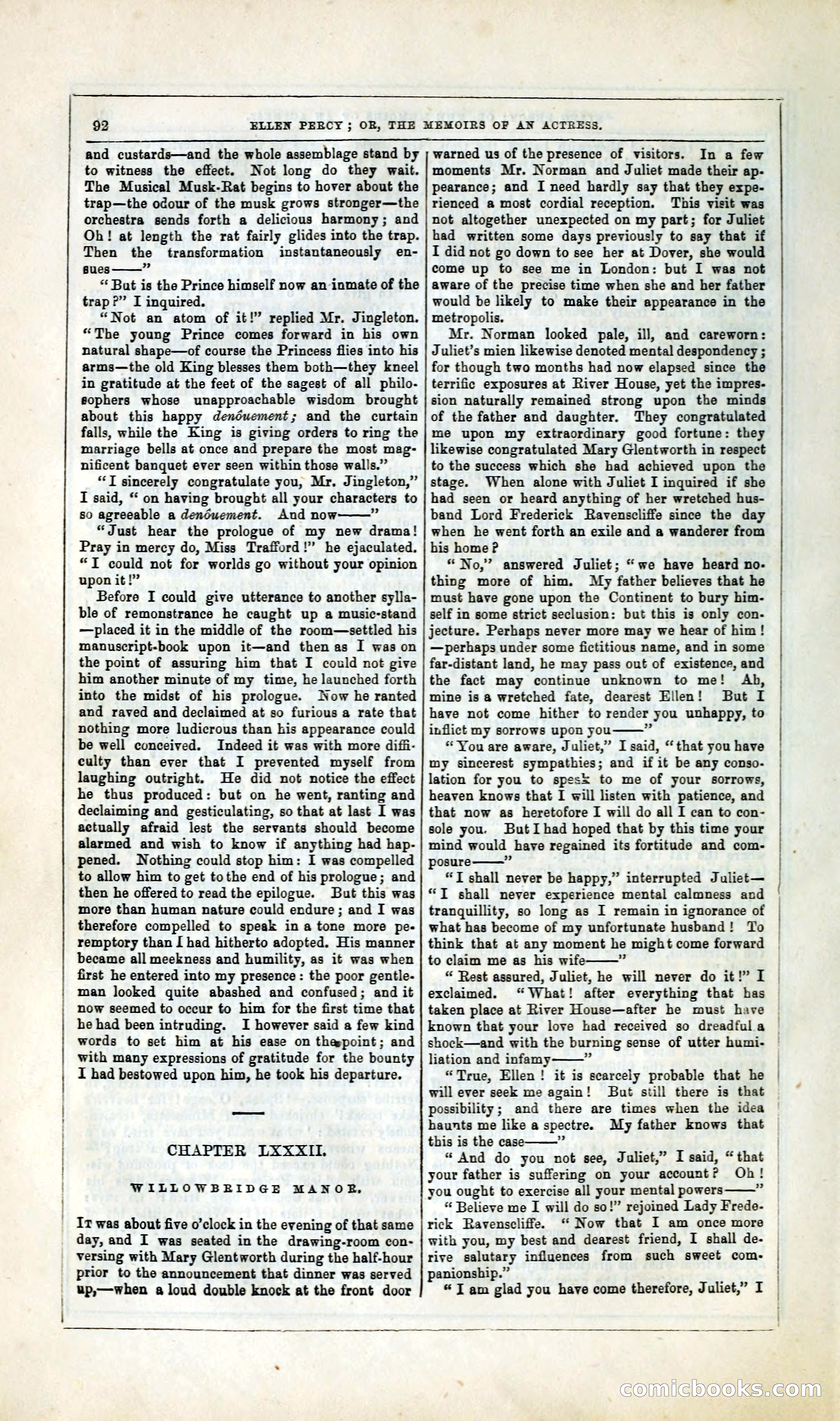 Ellen Percy; or, The Memoirs of an Actress — page 105 of 399