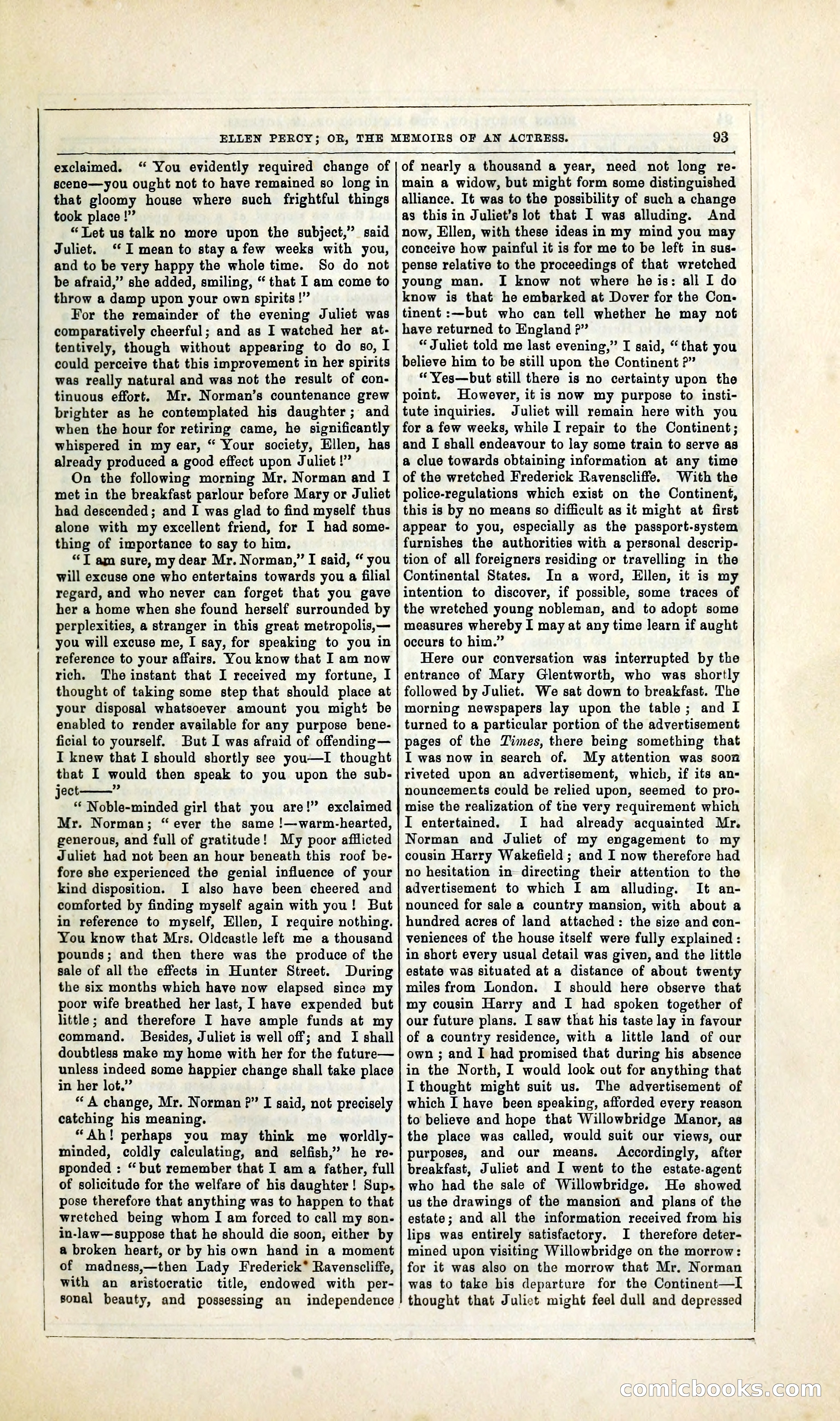 Ellen Percy; or, The Memoirs of an Actress — page 106 of 399