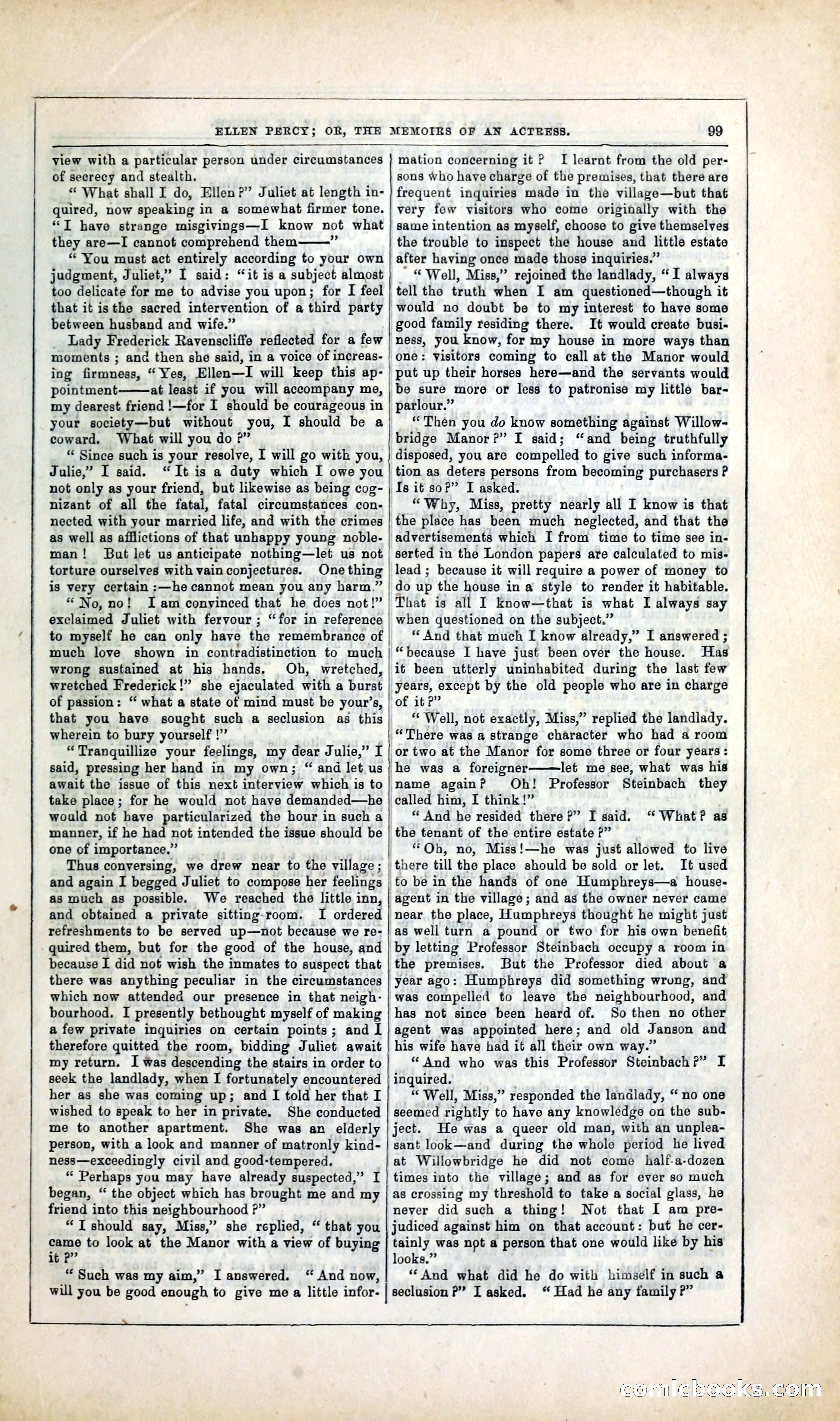 Ellen Percy; or, The Memoirs of an Actress — page 112 of 399