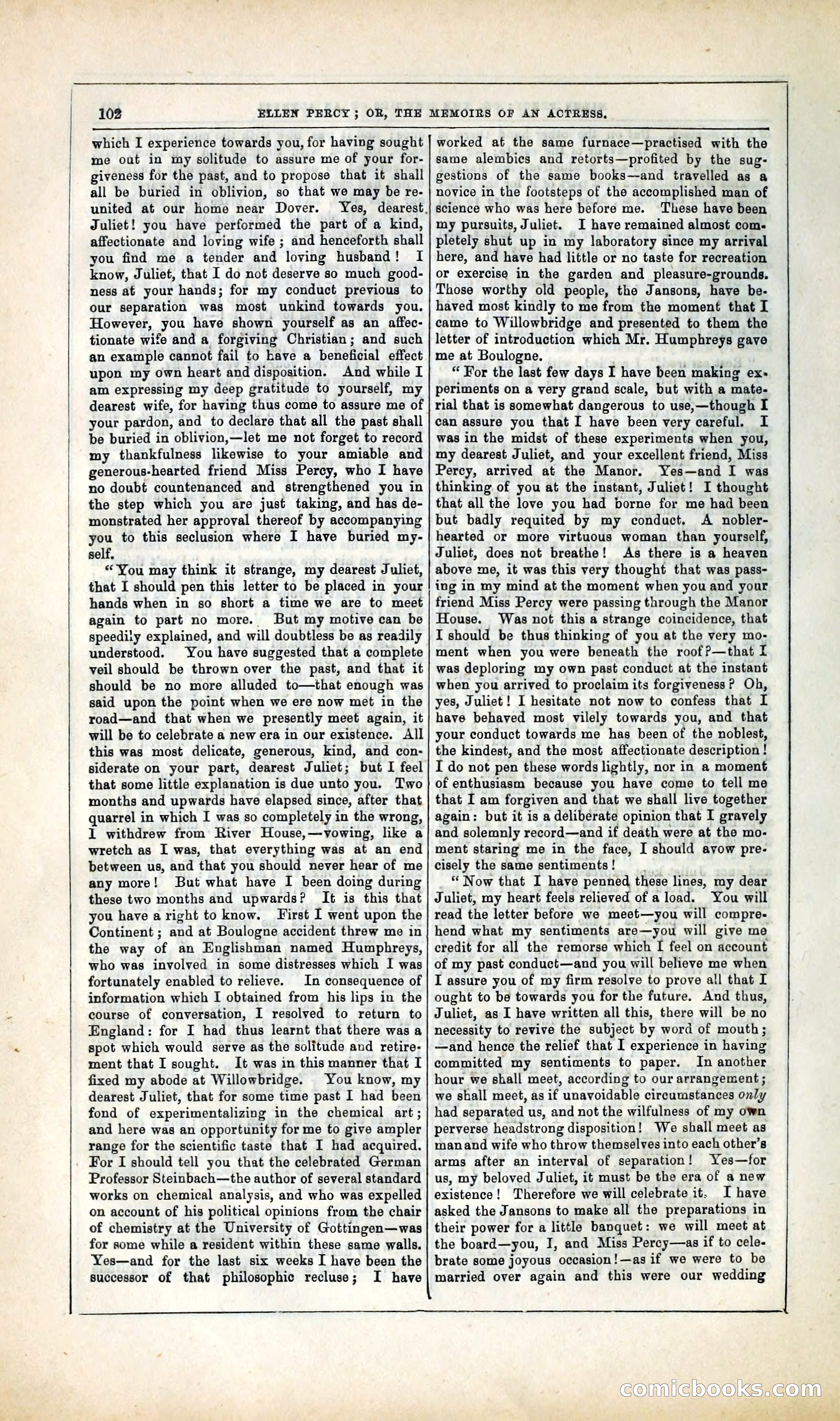 Ellen Percy; or, The Memoirs of an Actress — page 115 of 399