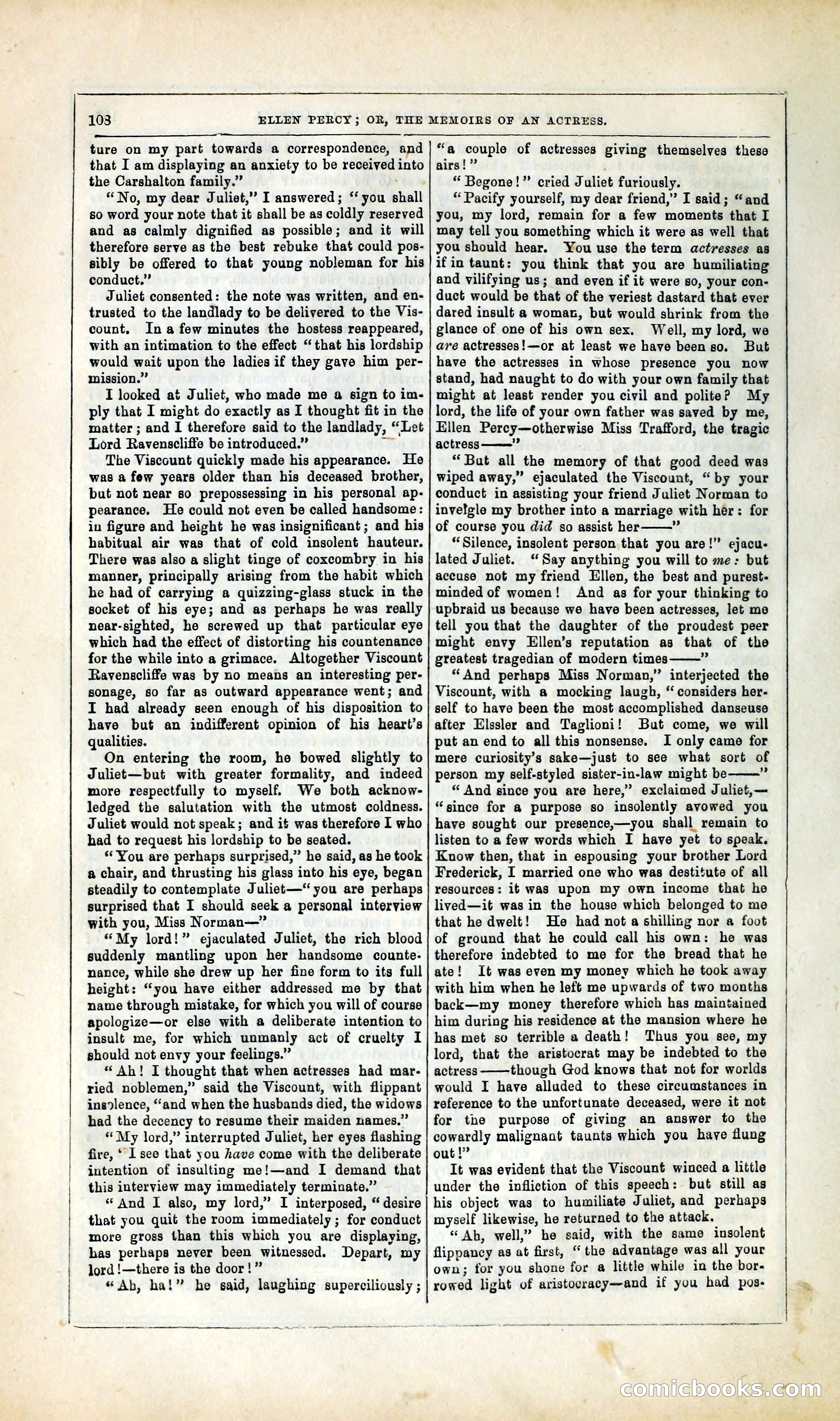 Ellen Percy; or, The Memoirs of an Actress — page 121 of 399