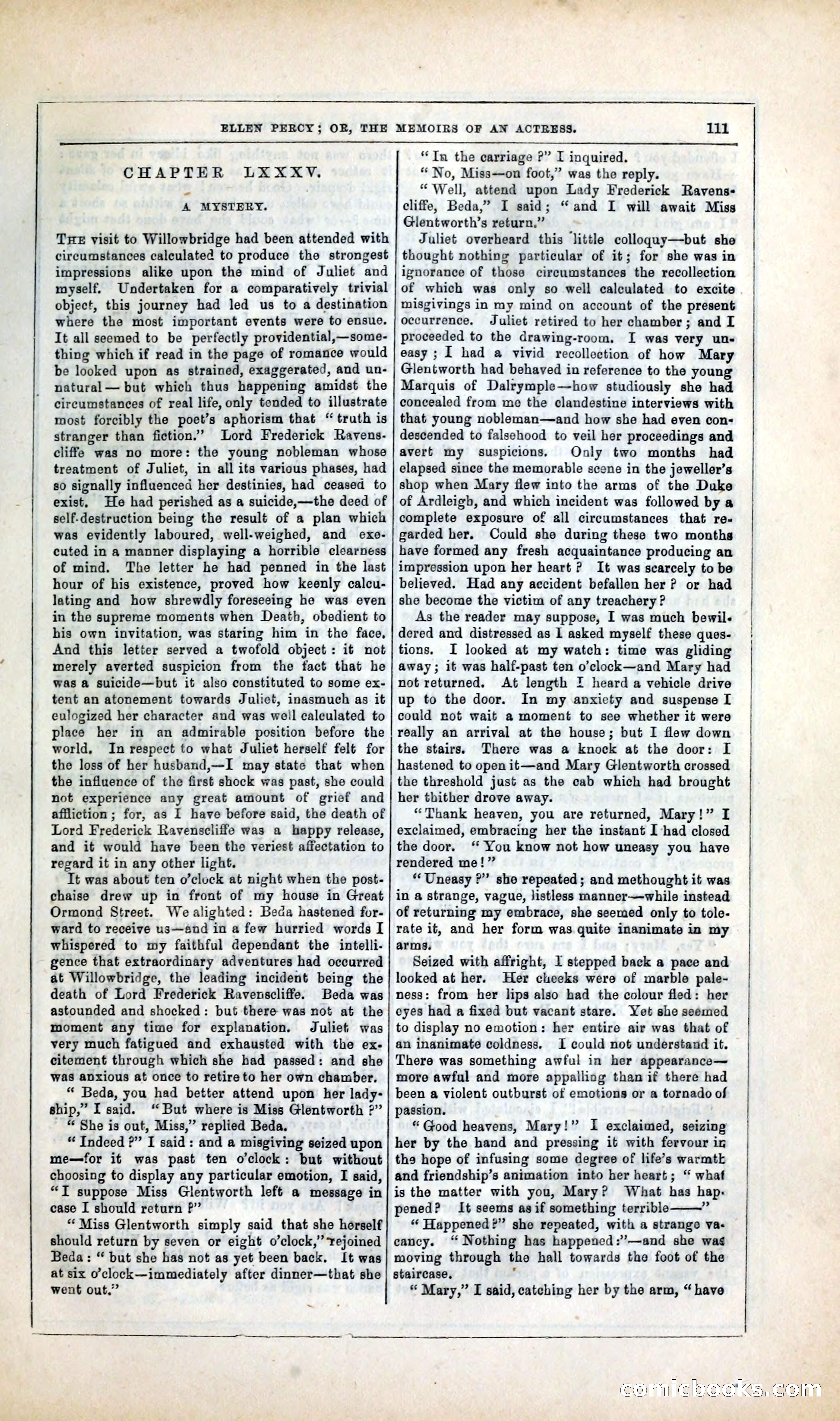 Ellen Percy; or, The Memoirs of an Actress — page 124 of 399