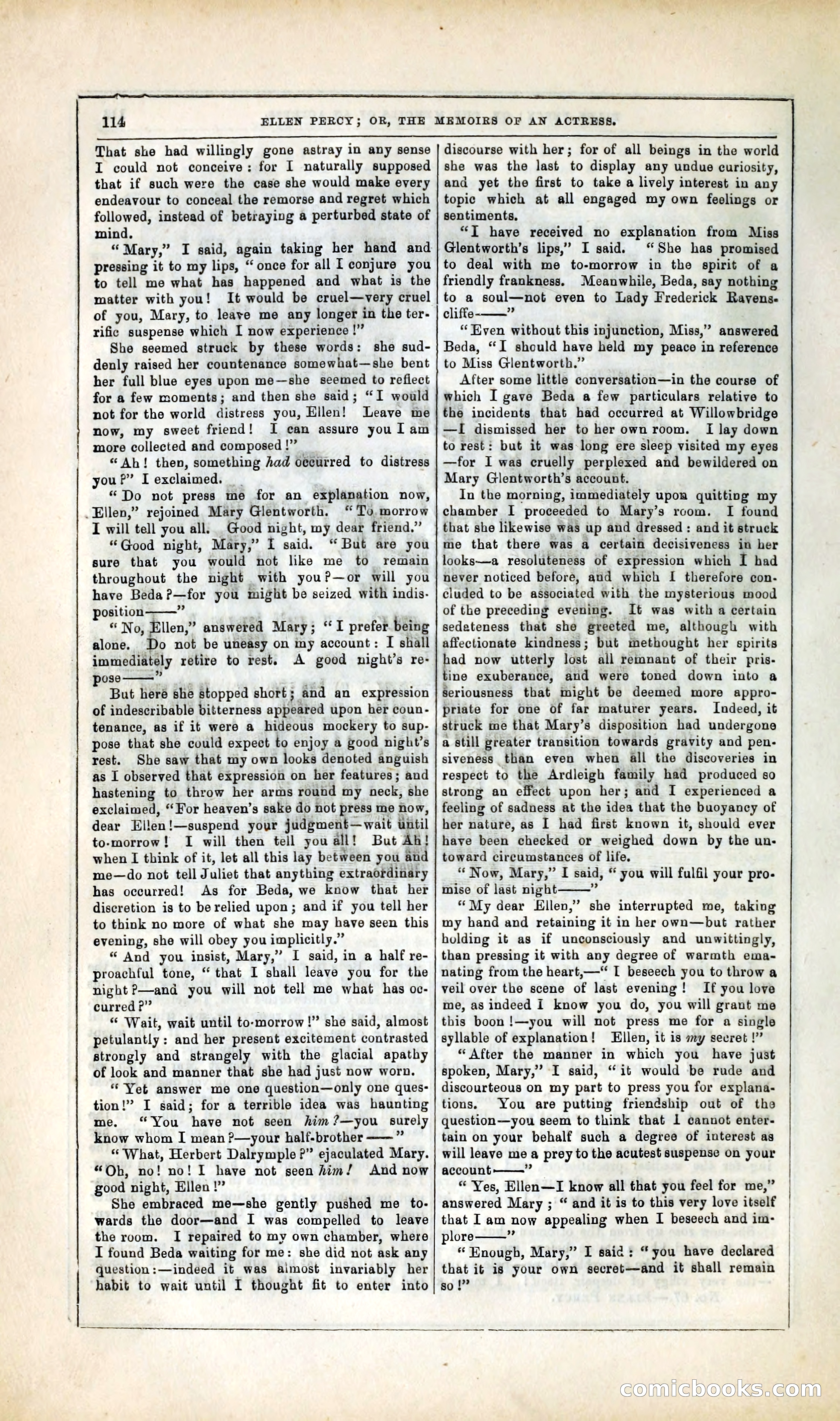 Ellen Percy; or, The Memoirs of an Actress — page 127 of 399