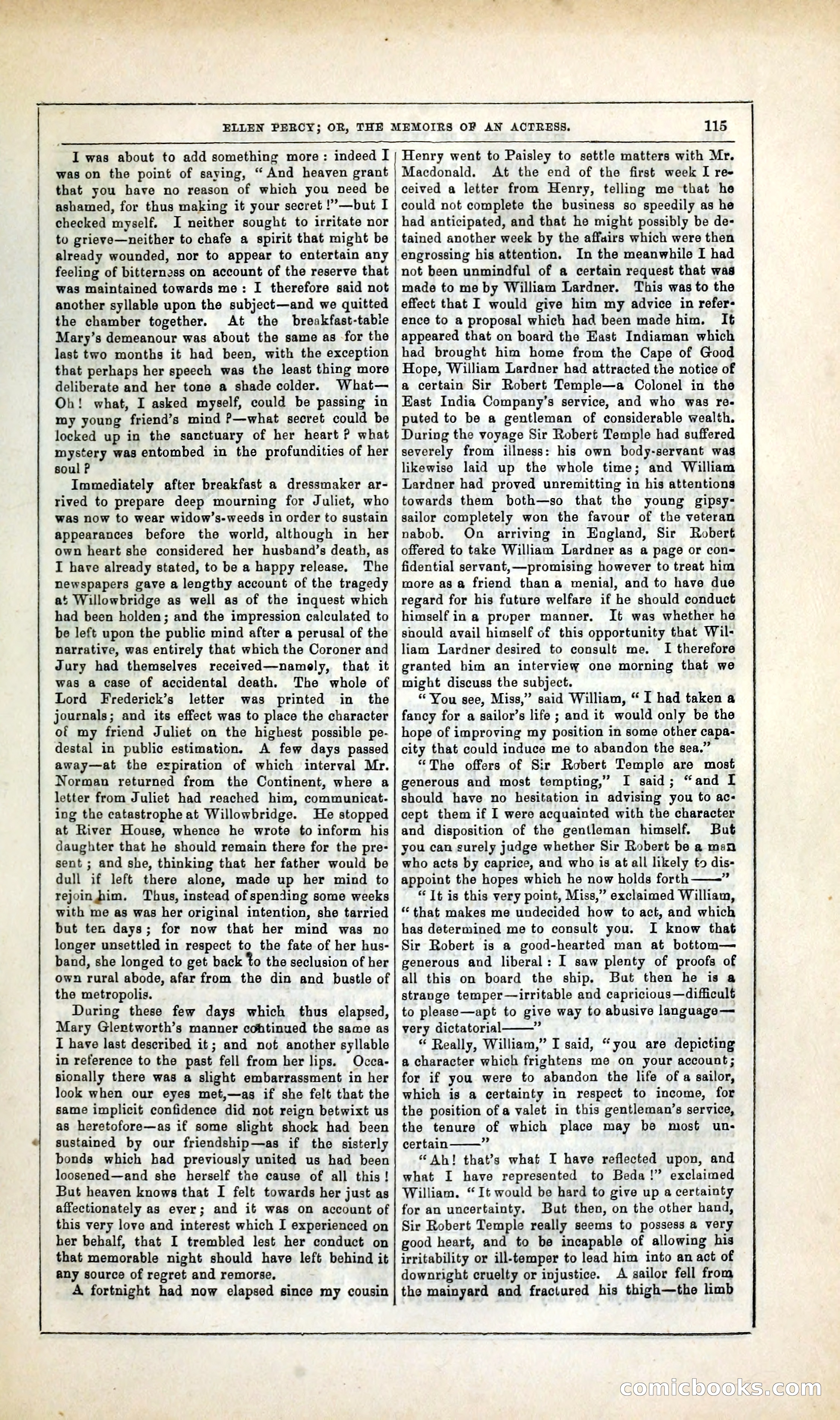 Ellen Percy; or, The Memoirs of an Actress — page 128 of 399