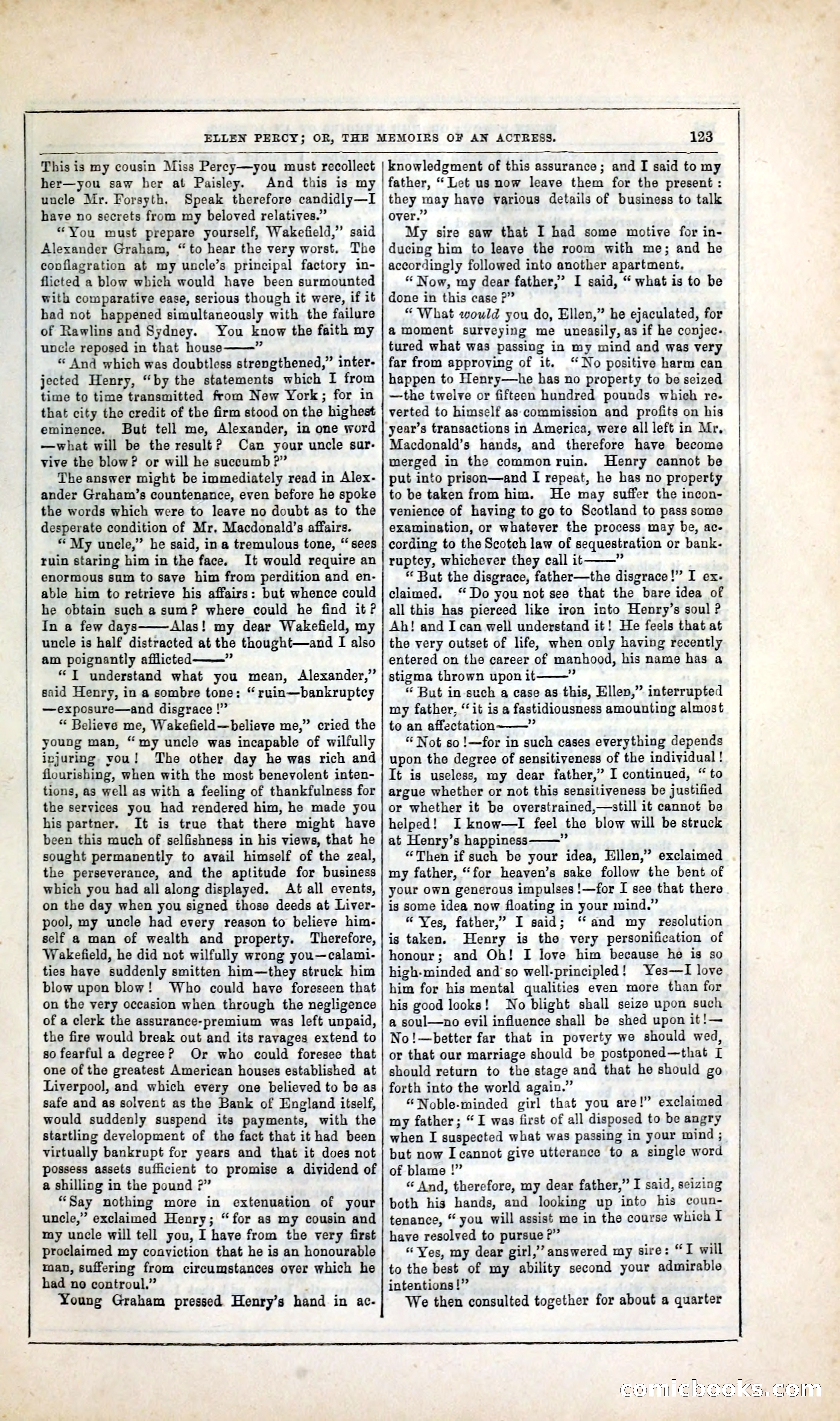 Ellen Percy; or, The Memoirs of an Actress — page 136 of 399