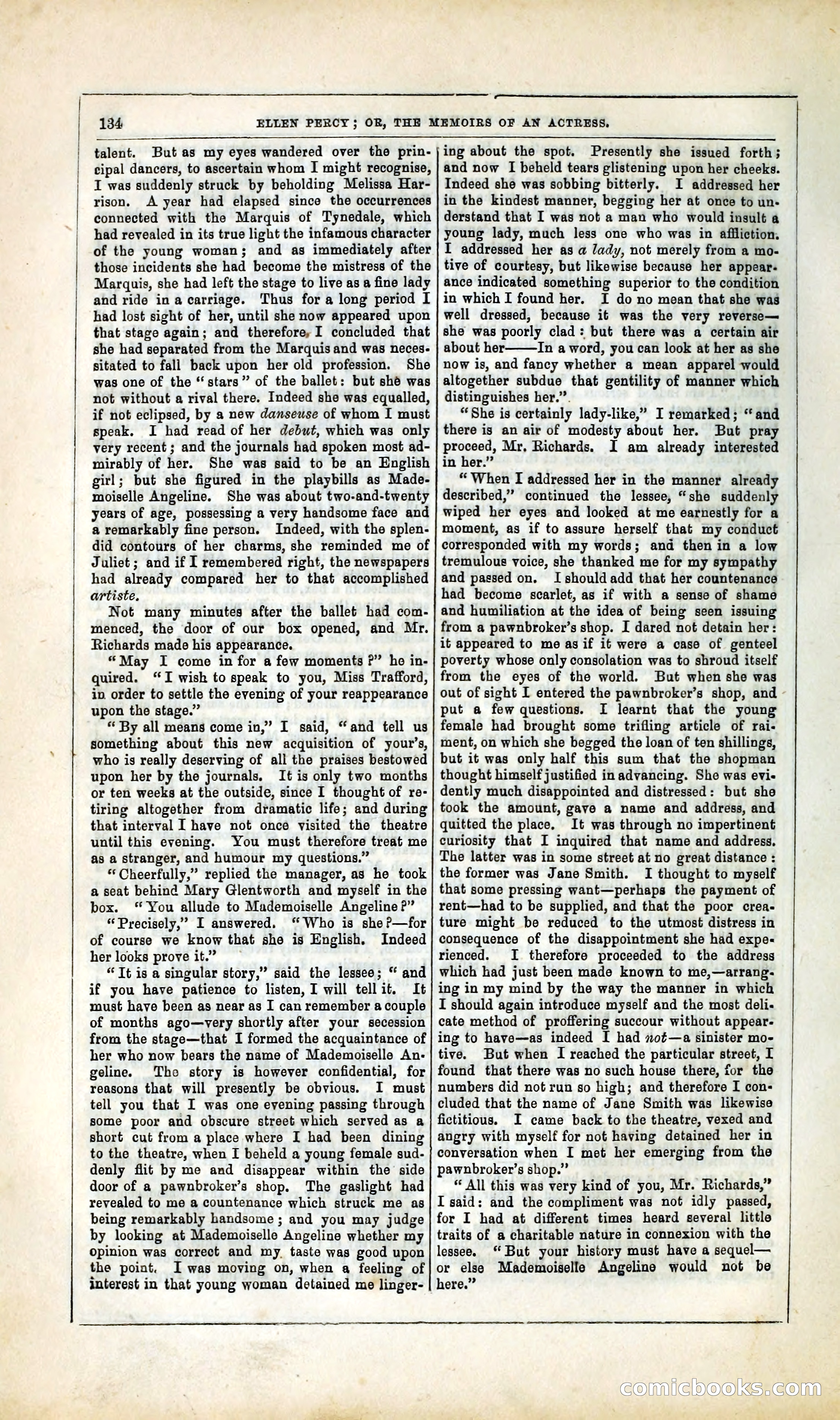 Ellen Percy; or, The Memoirs of an Actress — page 147 of 399