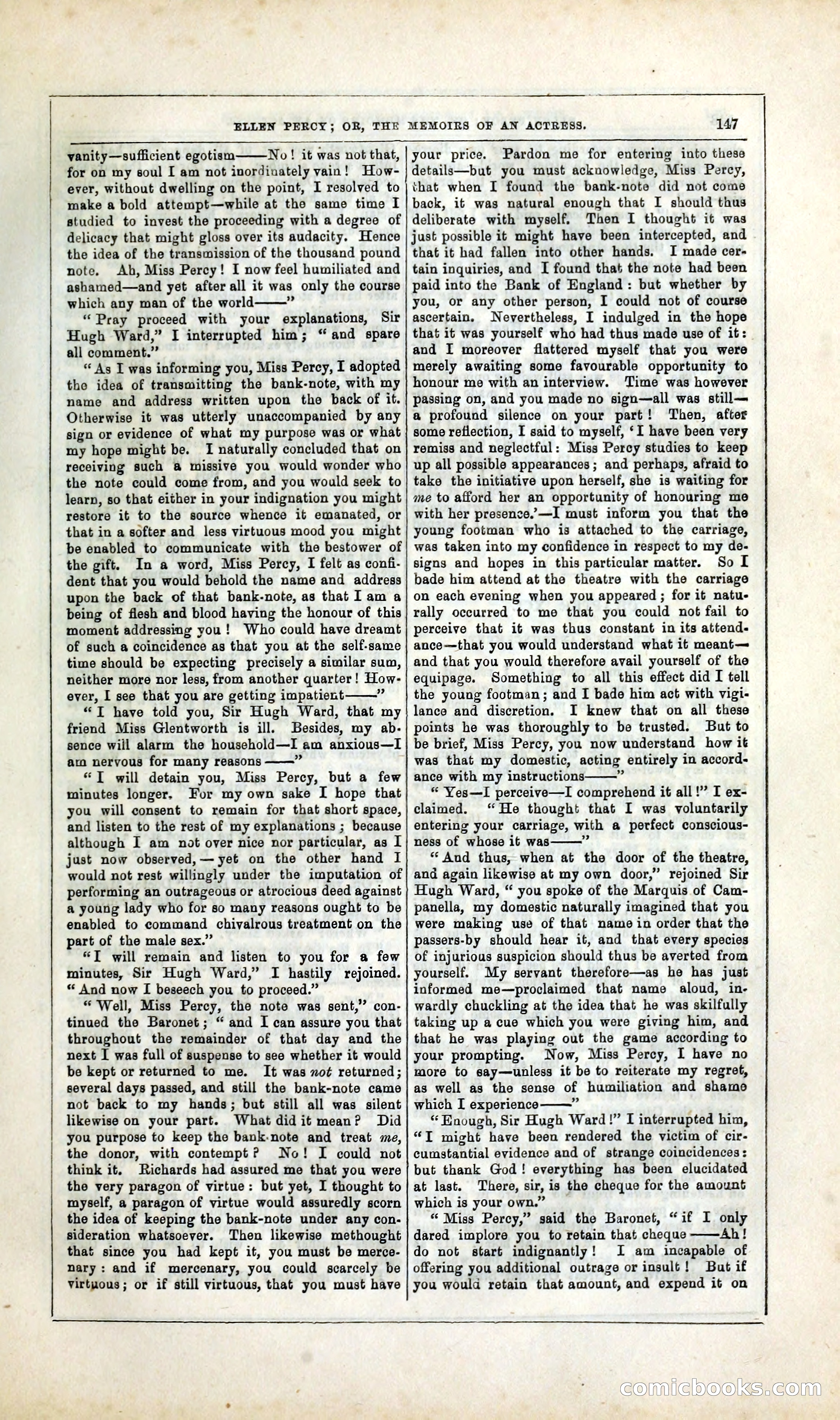 Ellen Percy; or, The Memoirs of an Actress — page 160 of 399