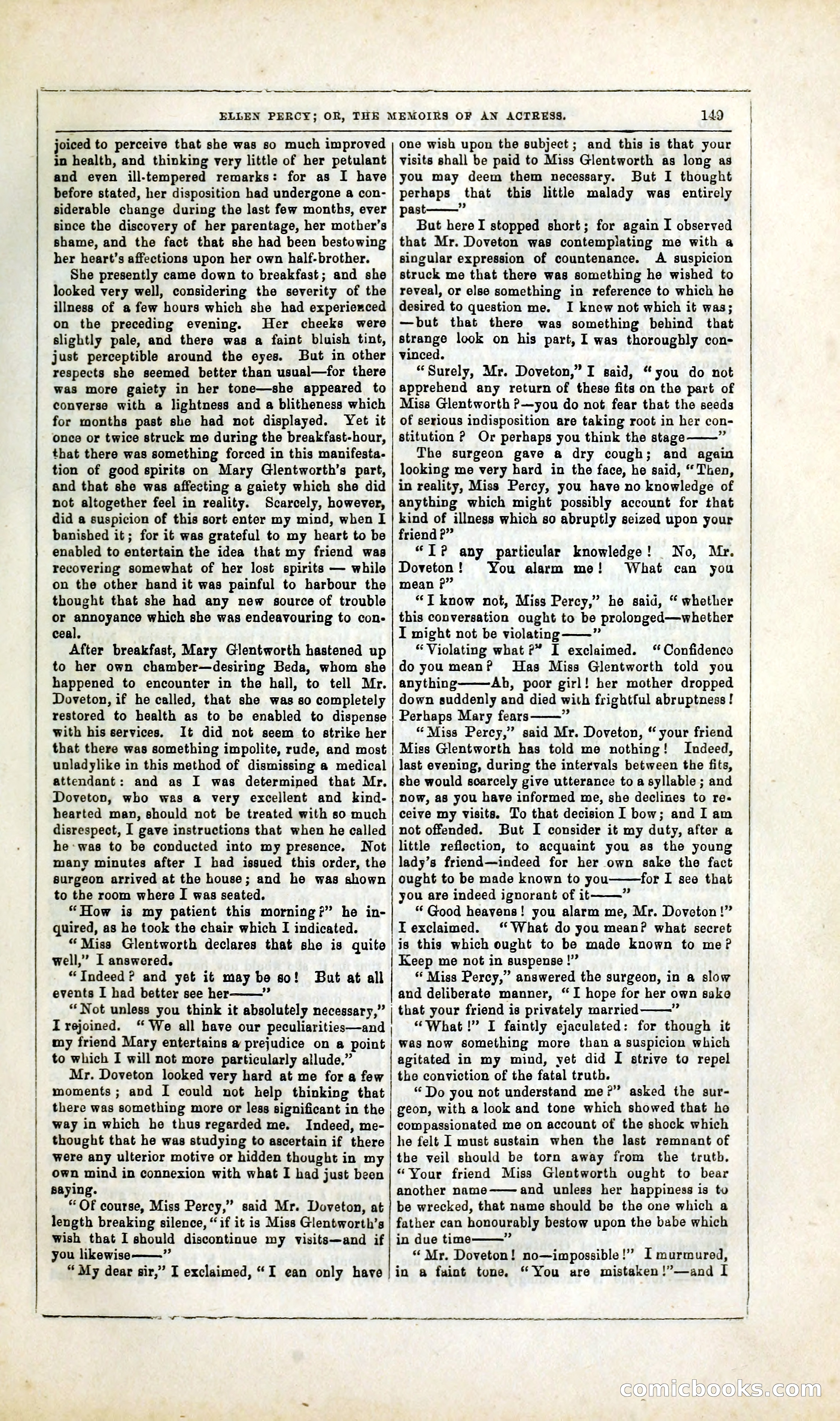 Ellen Percy; or, The Memoirs of an Actress — page 162 of 399