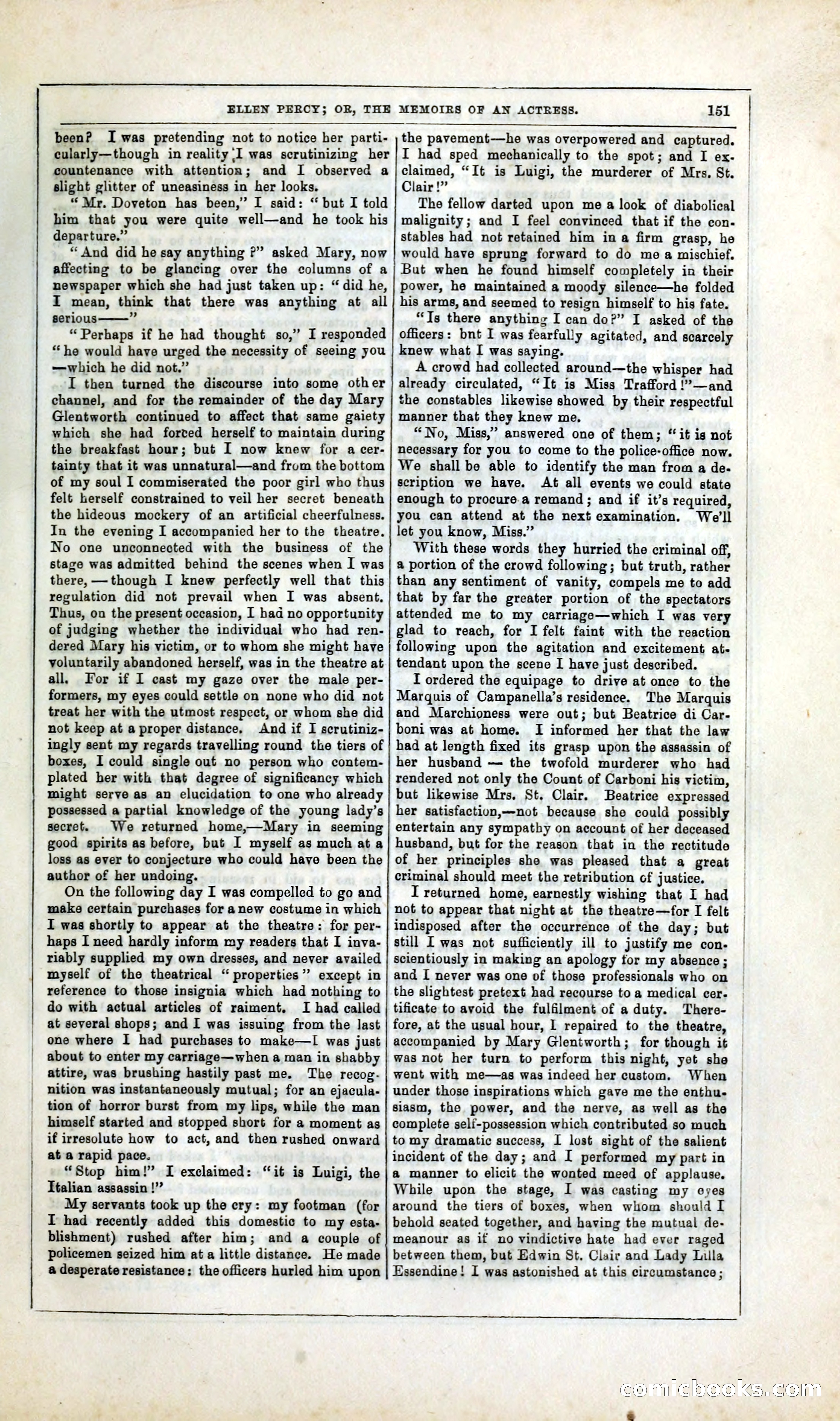 Ellen Percy; or, The Memoirs of an Actress — page 164 of 399