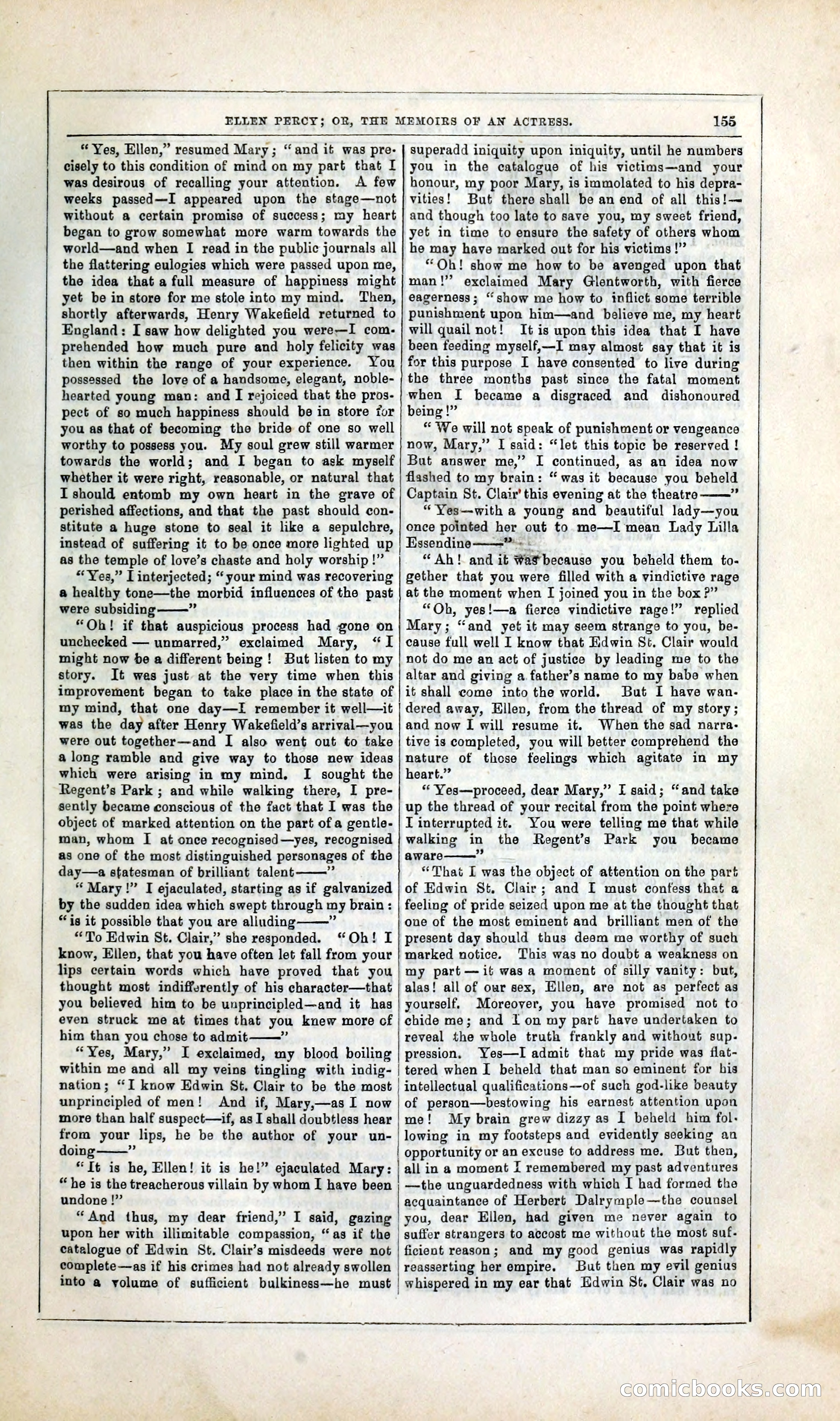 Ellen Percy; or, The Memoirs of an Actress — page 168 of 399