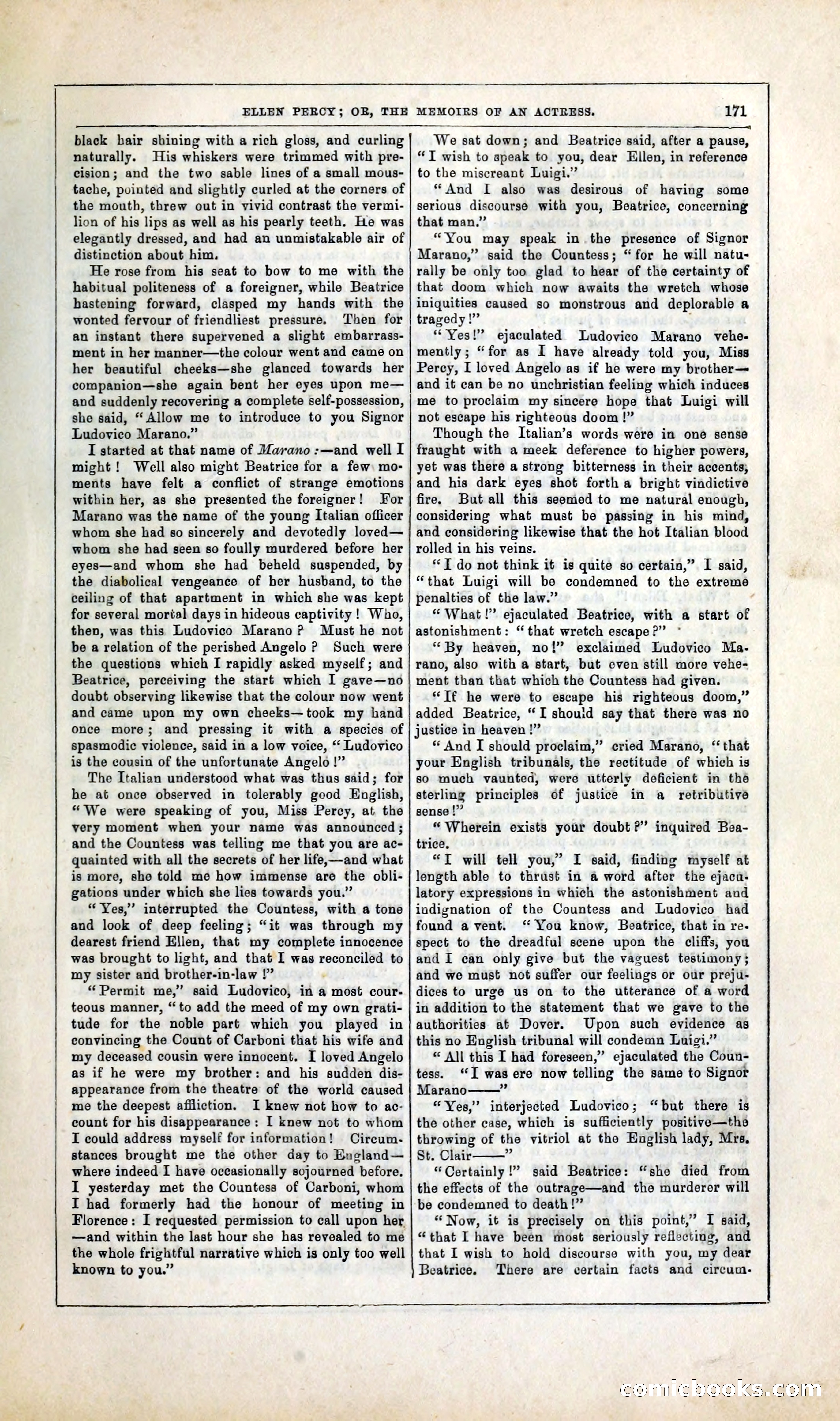 Ellen Percy; or, The Memoirs of an Actress — page 184 of 399