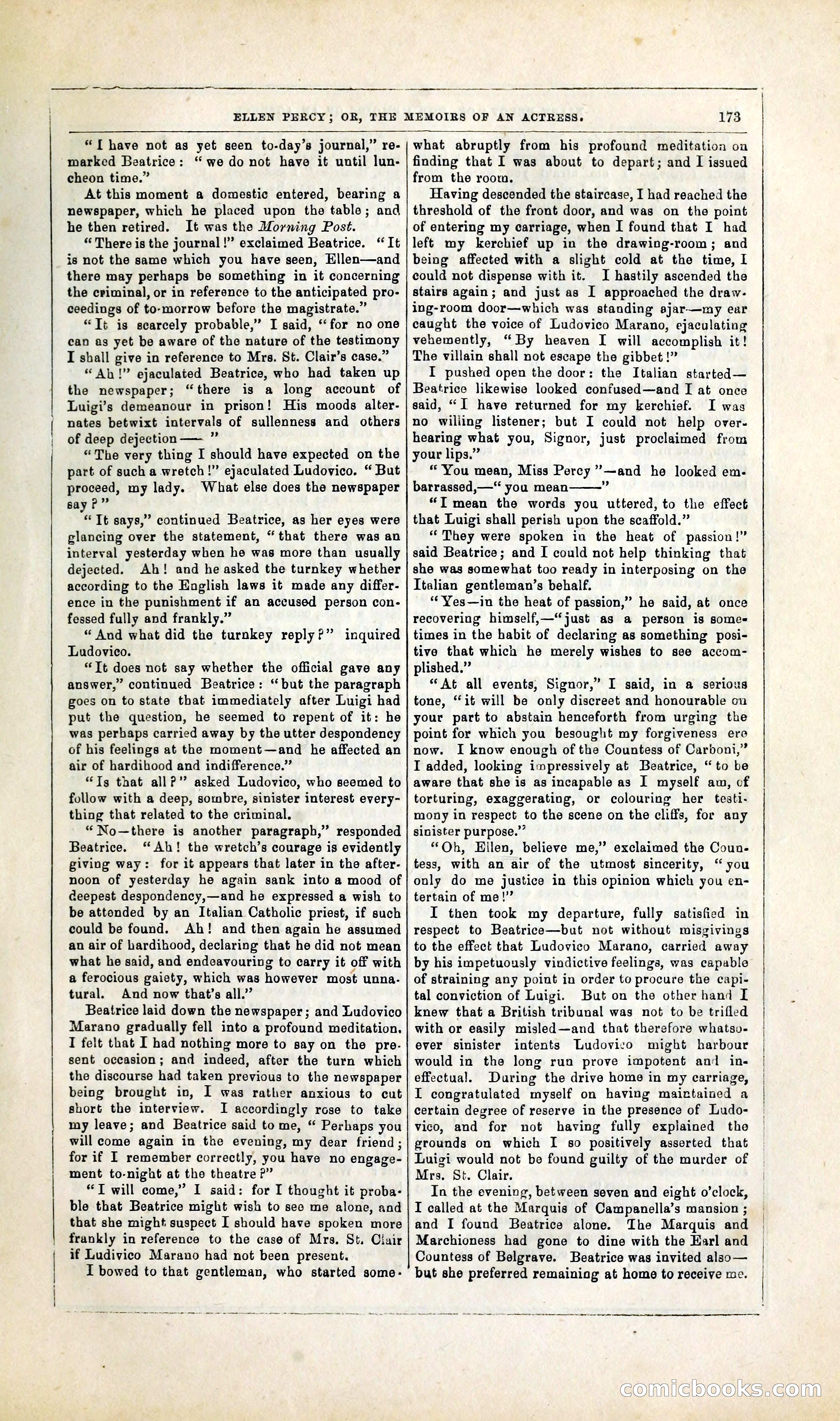 Ellen Percy; or, The Memoirs of an Actress — page 186 of 399