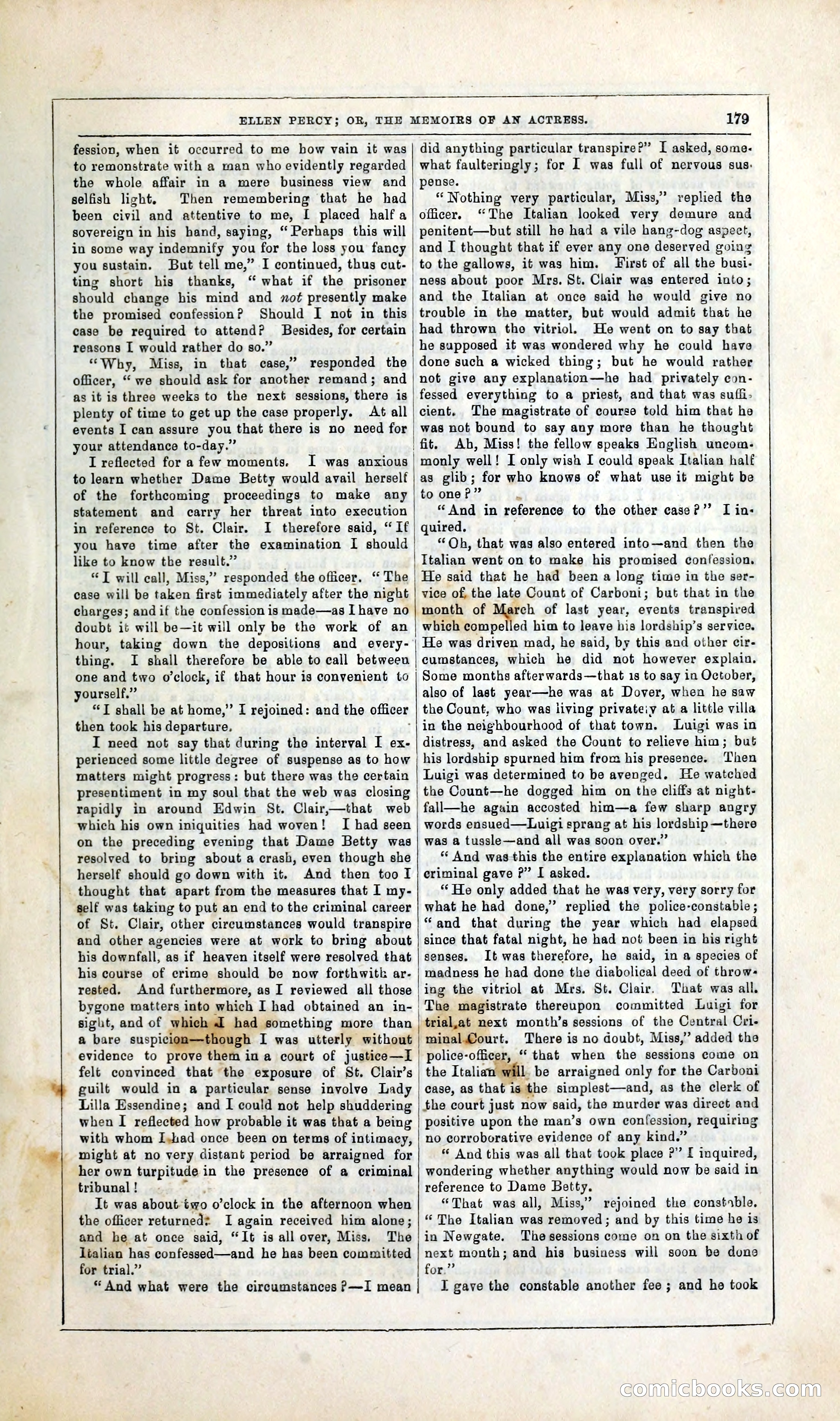 Ellen Percy; or, The Memoirs of an Actress — page 192 of 399
