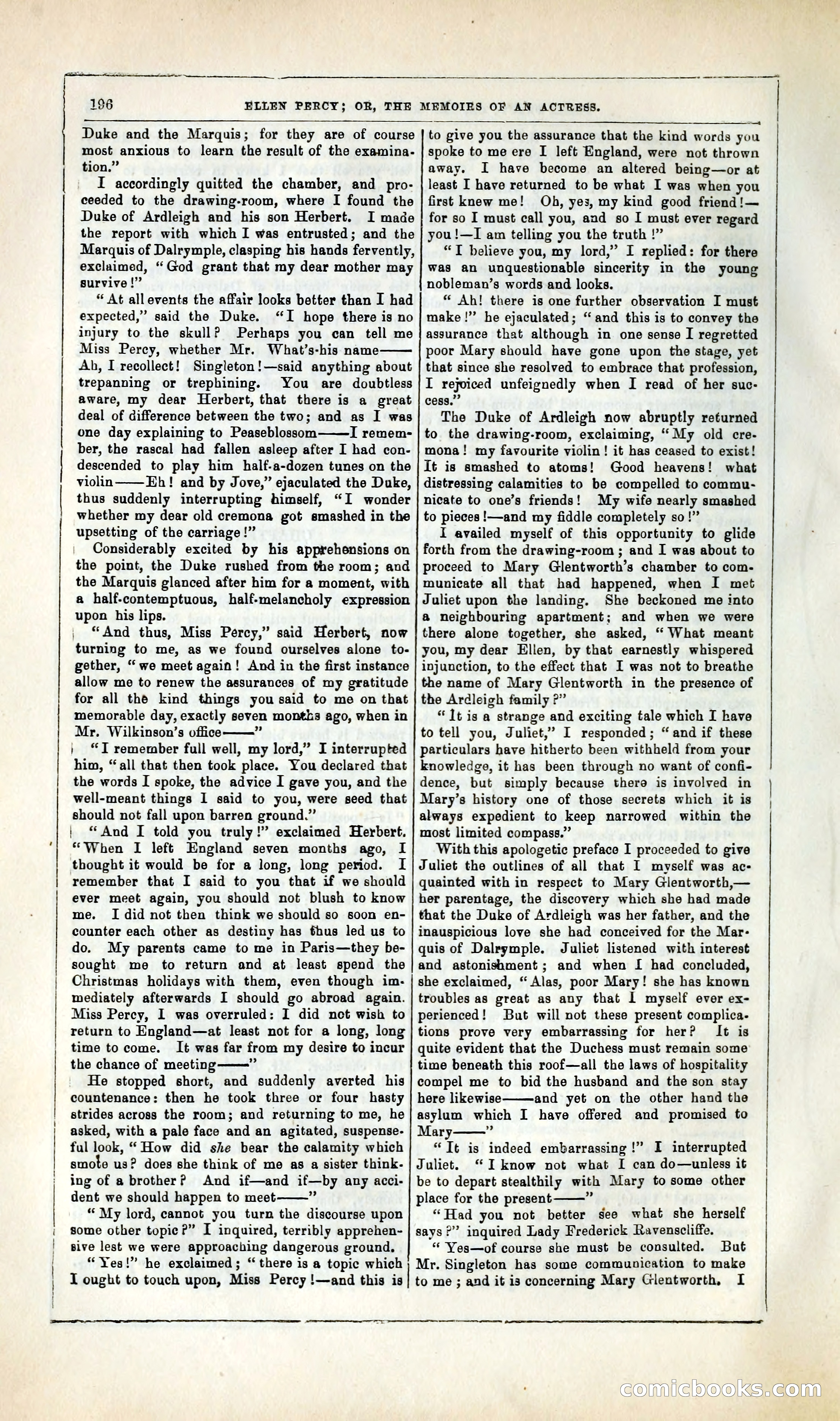 Ellen Percy; or, The Memoirs of an Actress — page 209 of 399