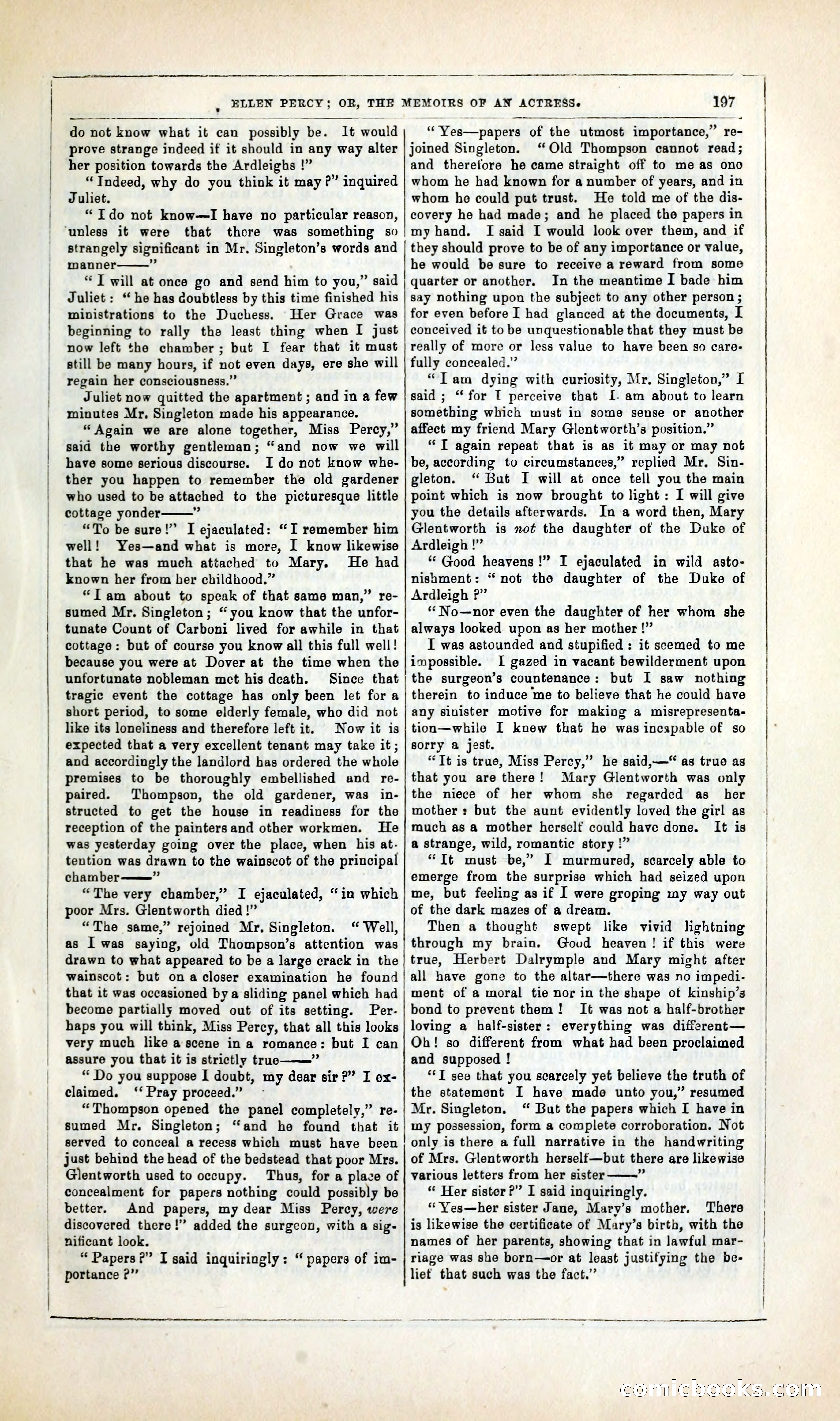 Ellen Percy; or, The Memoirs of an Actress — page 210 of 399