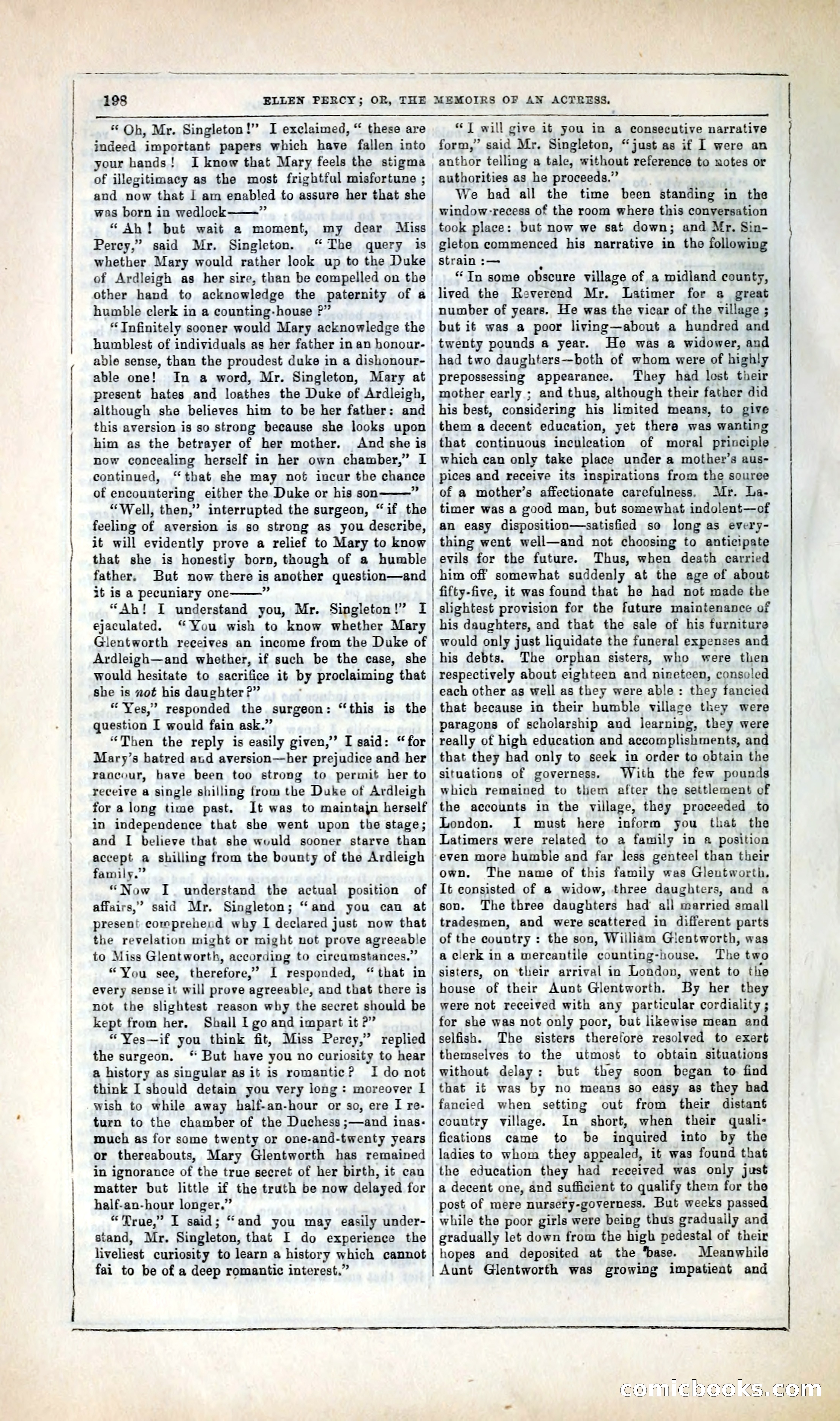 Ellen Percy; or, The Memoirs of an Actress — page 211 of 399
