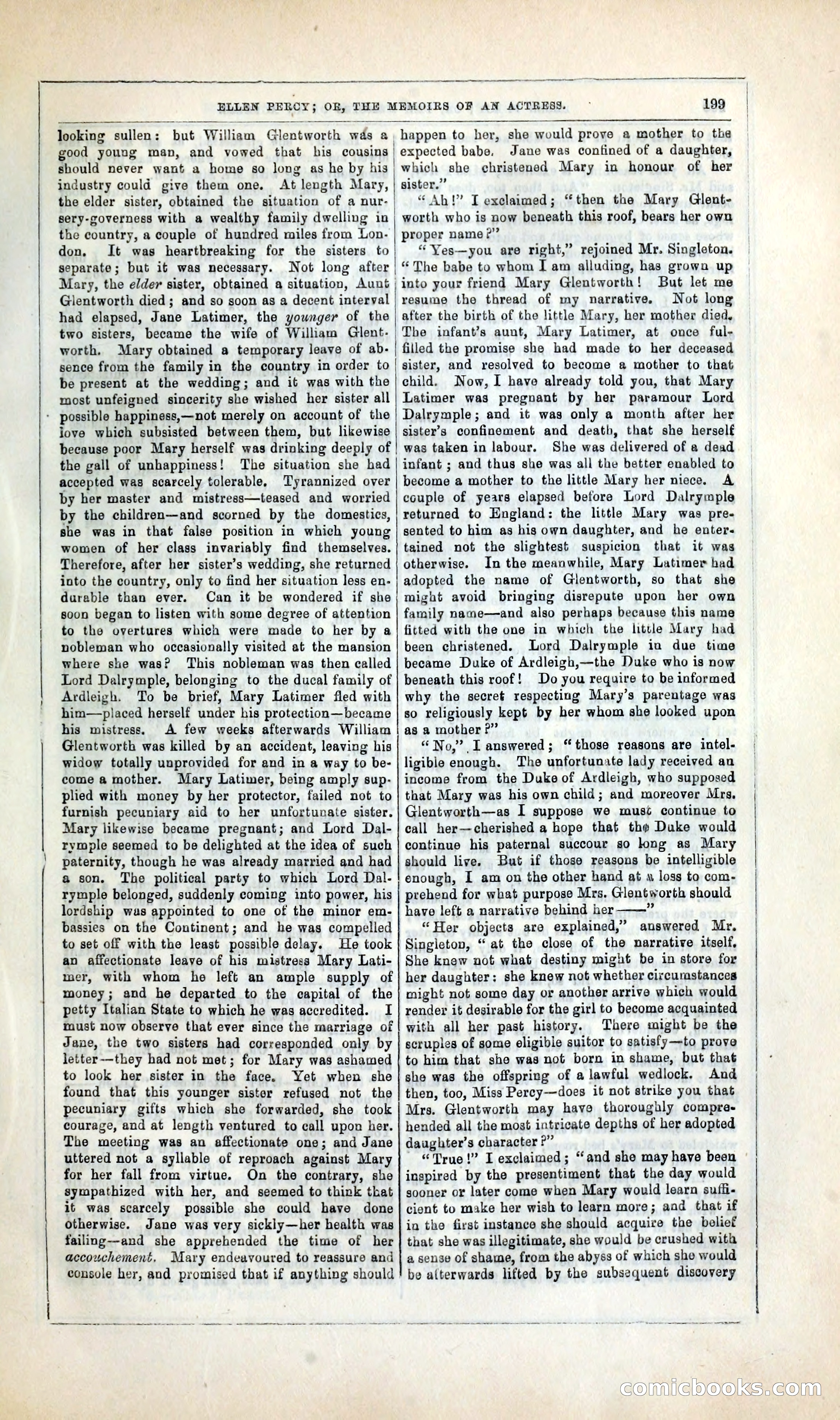 Ellen Percy; or, The Memoirs of an Actress — page 212 of 399
