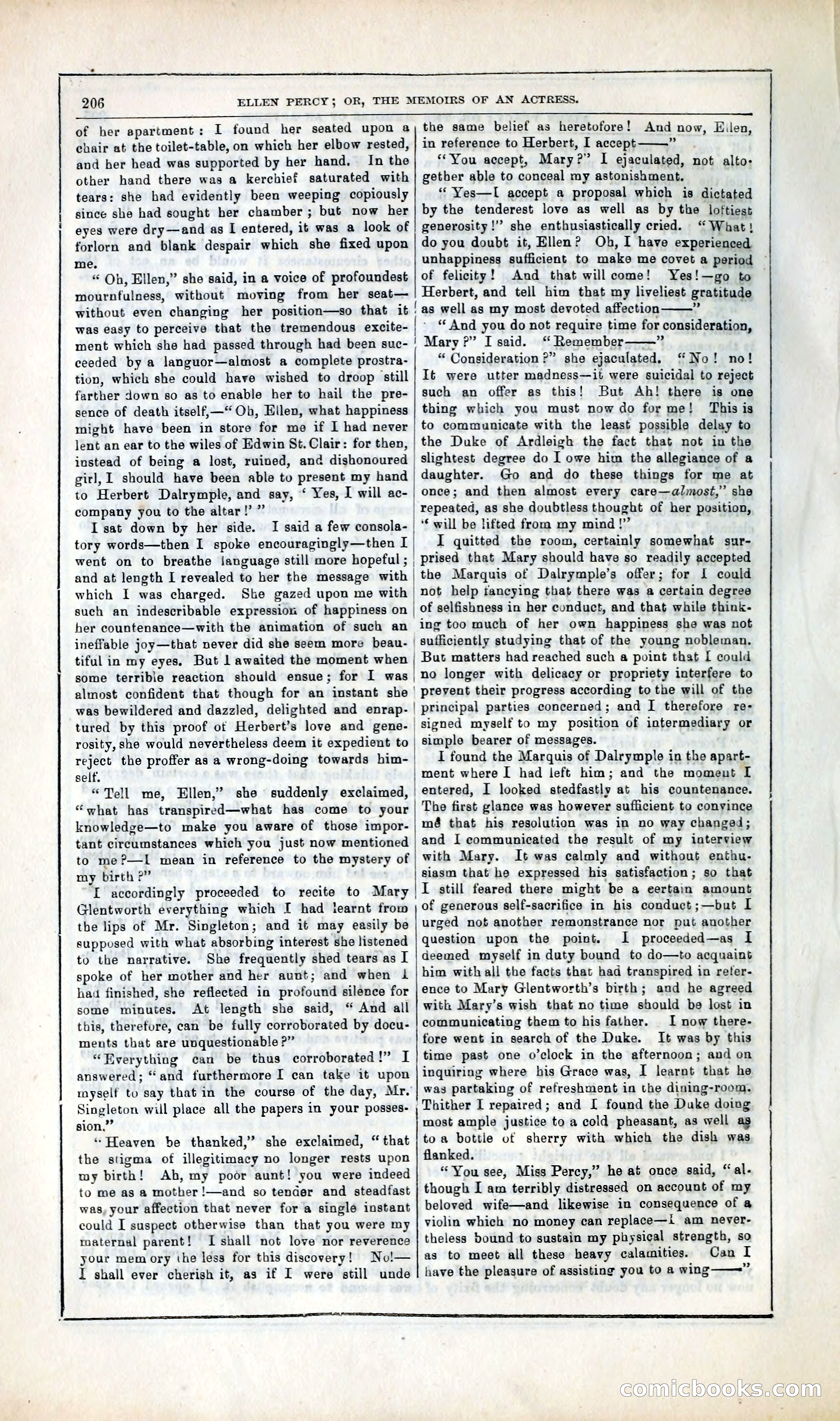 Ellen Percy; or, The Memoirs of an Actress — page 219 of 399