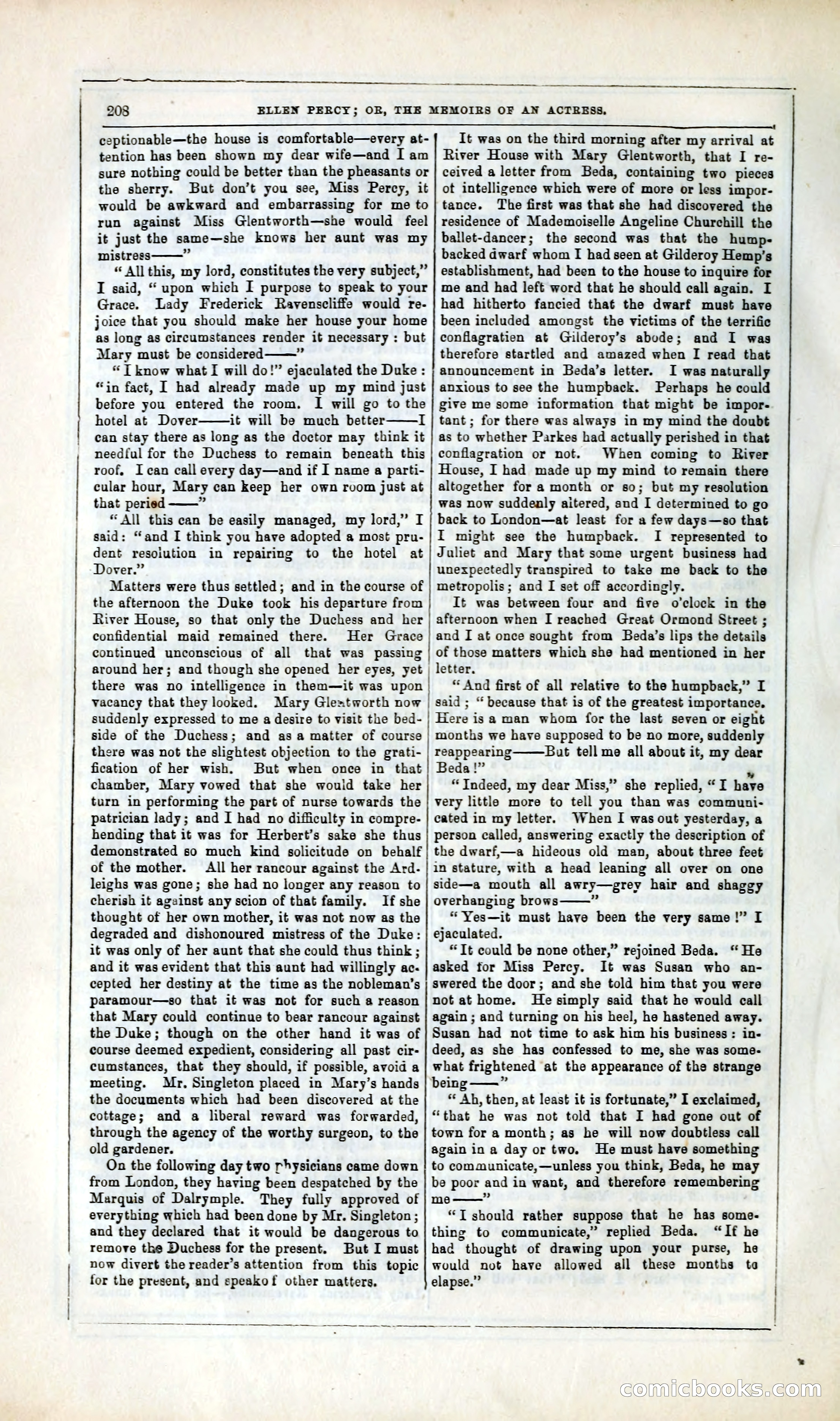Ellen Percy; or, The Memoirs of an Actress — page 221 of 399
