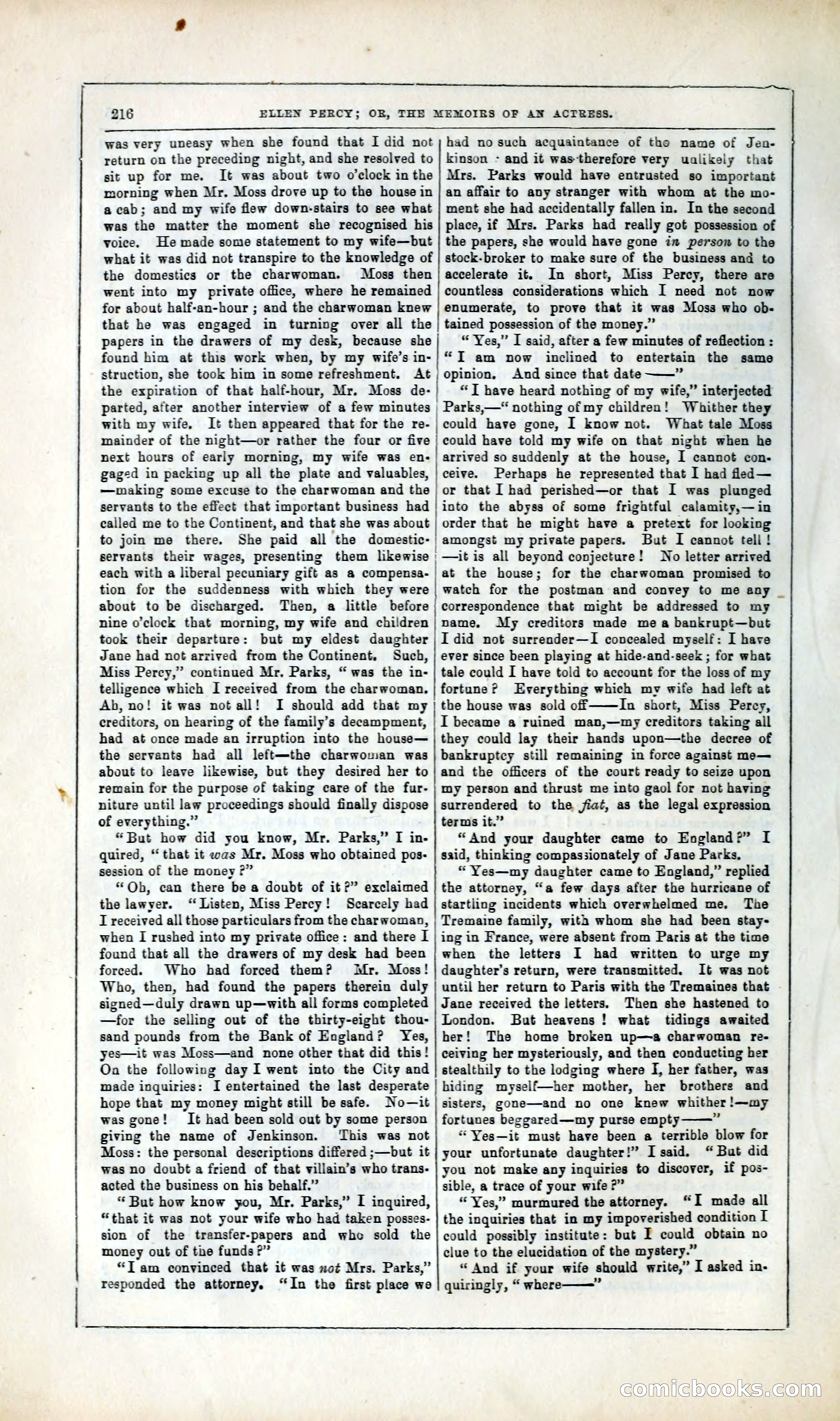 Ellen Percy; or, The Memoirs of an Actress — page 229 of 399