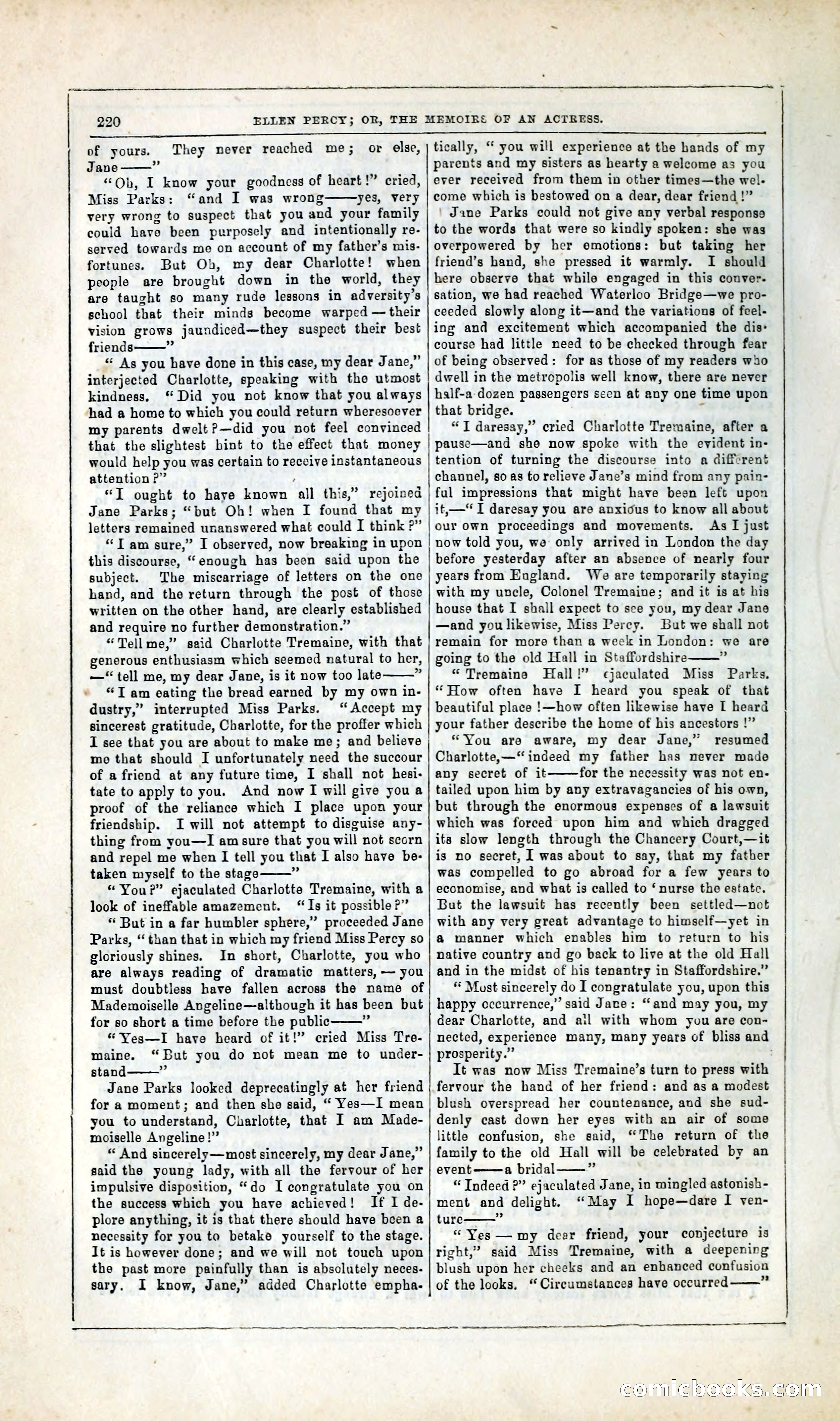 Ellen Percy; or, The Memoirs of an Actress — page 233 of 399