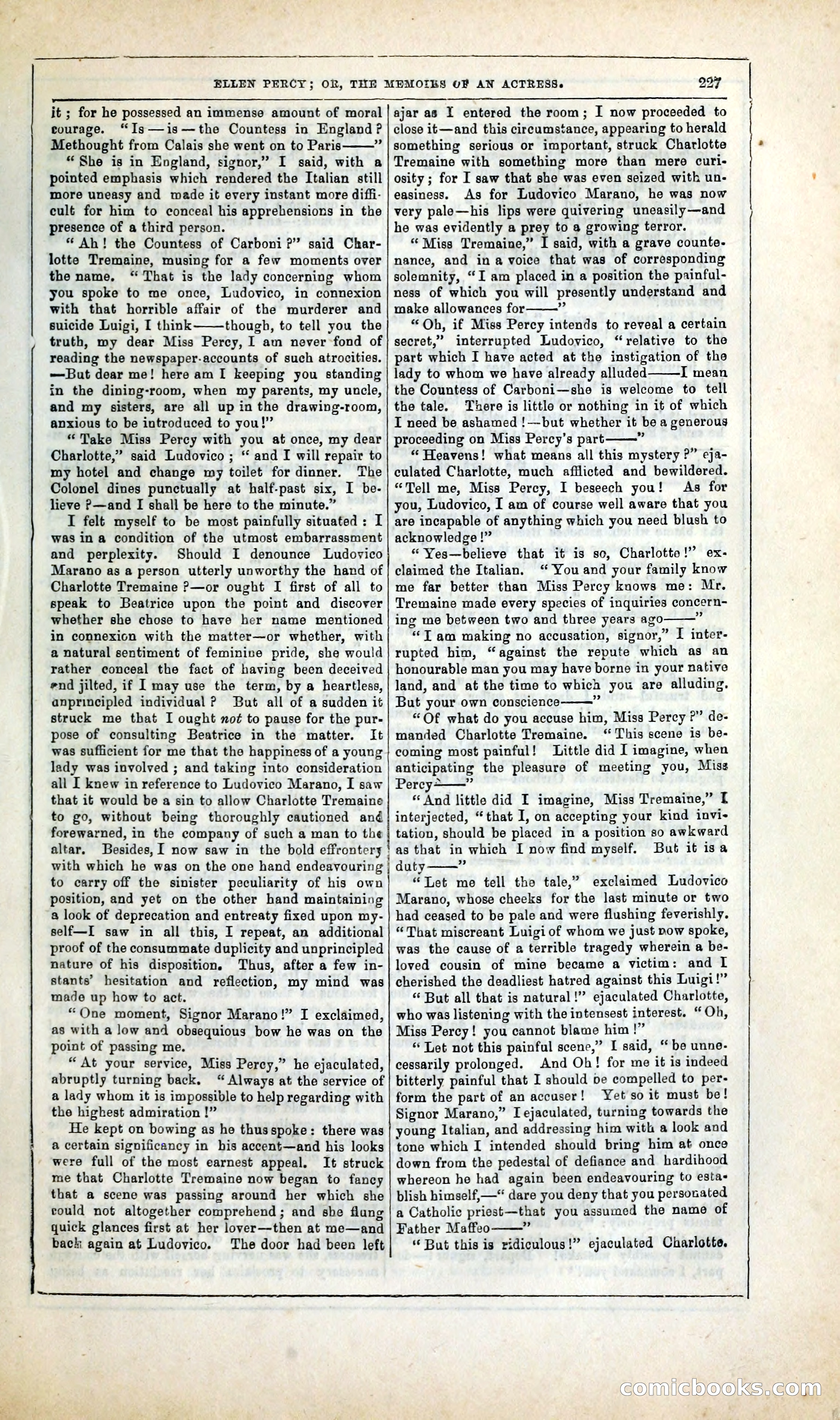 Ellen Percy; or, The Memoirs of an Actress — page 240 of 399