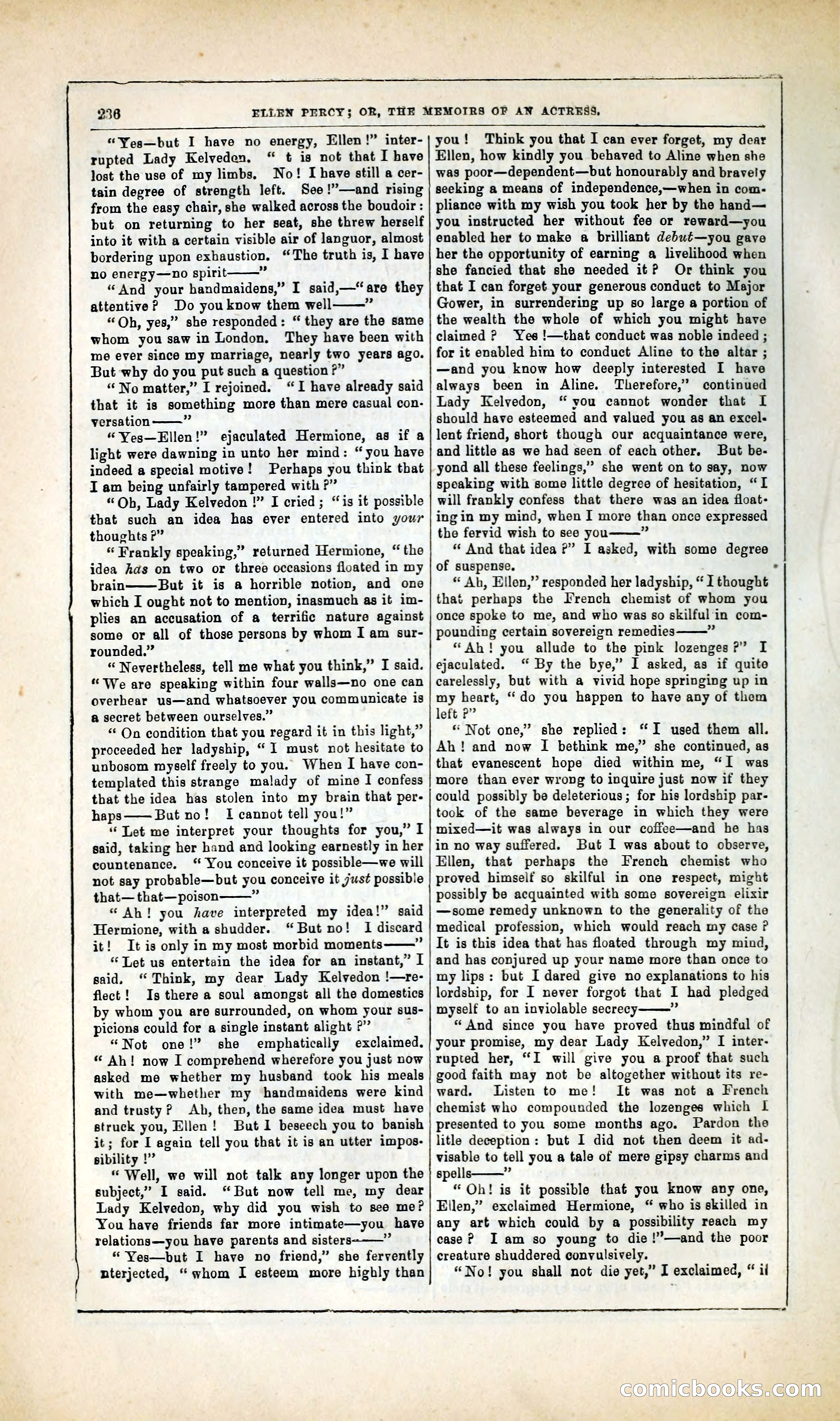 Ellen Percy; or, The Memoirs of an Actress — page 249 of 399