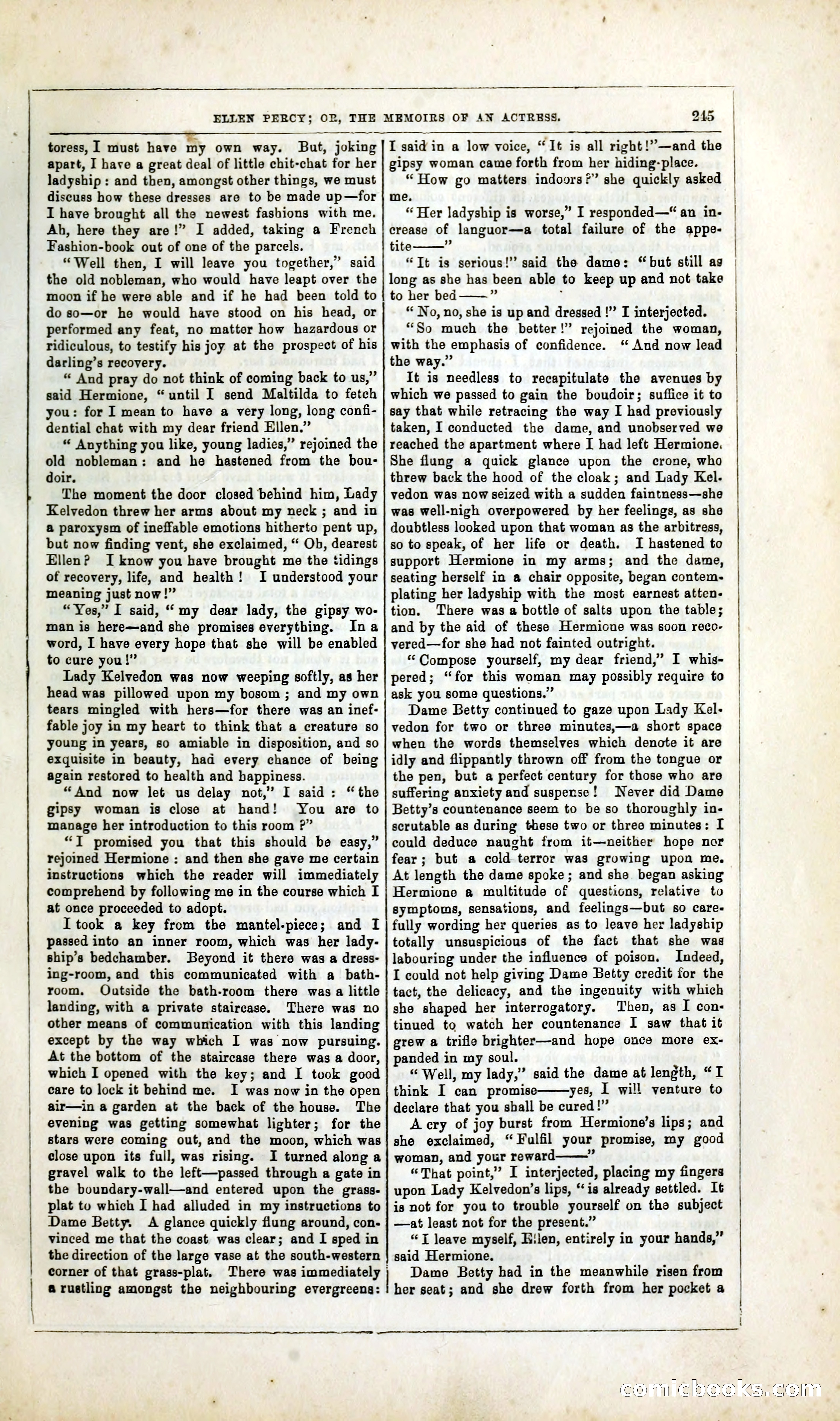 Ellen Percy; or, The Memoirs of an Actress — page 258 of 399