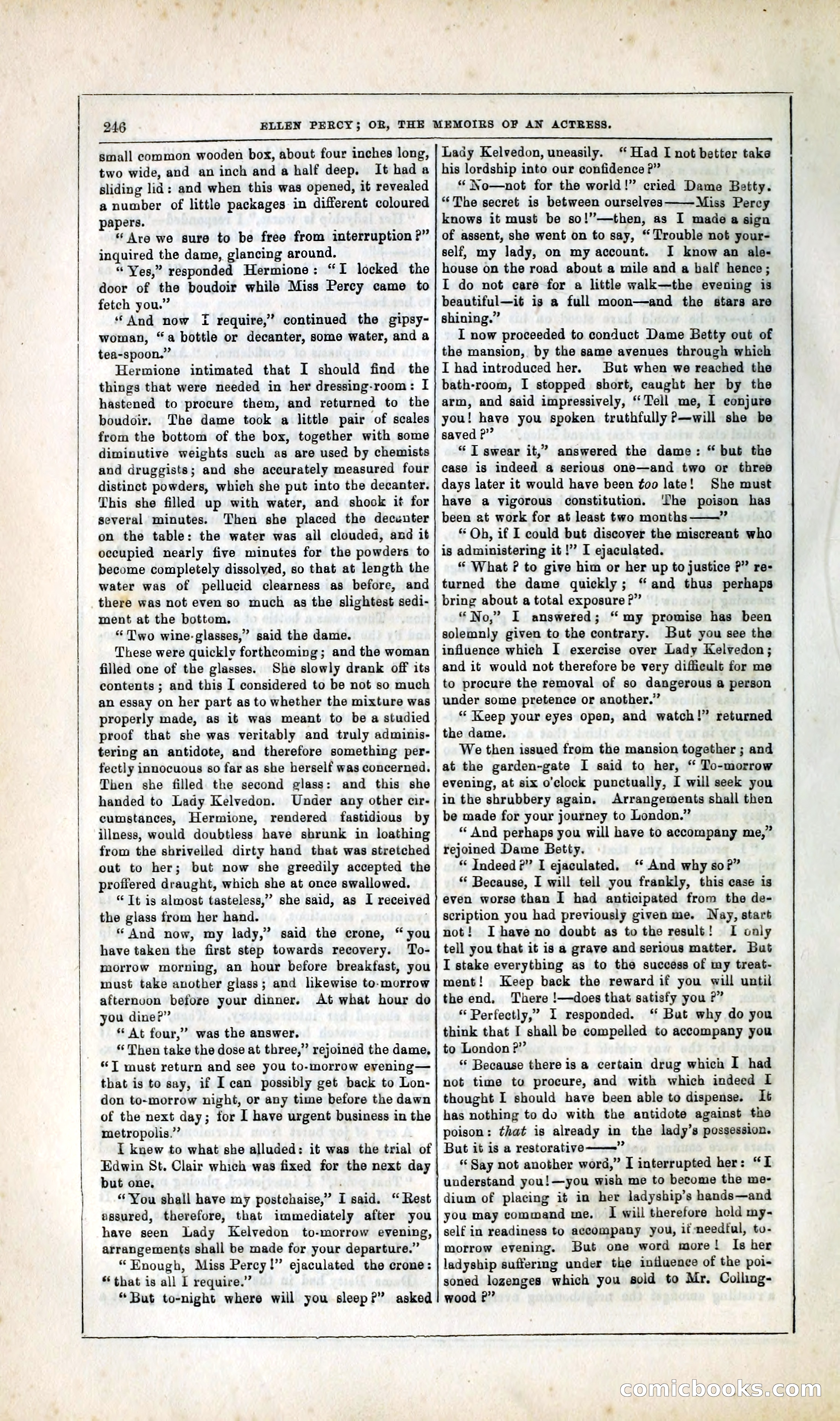 Ellen Percy; or, The Memoirs of an Actress — page 259 of 399