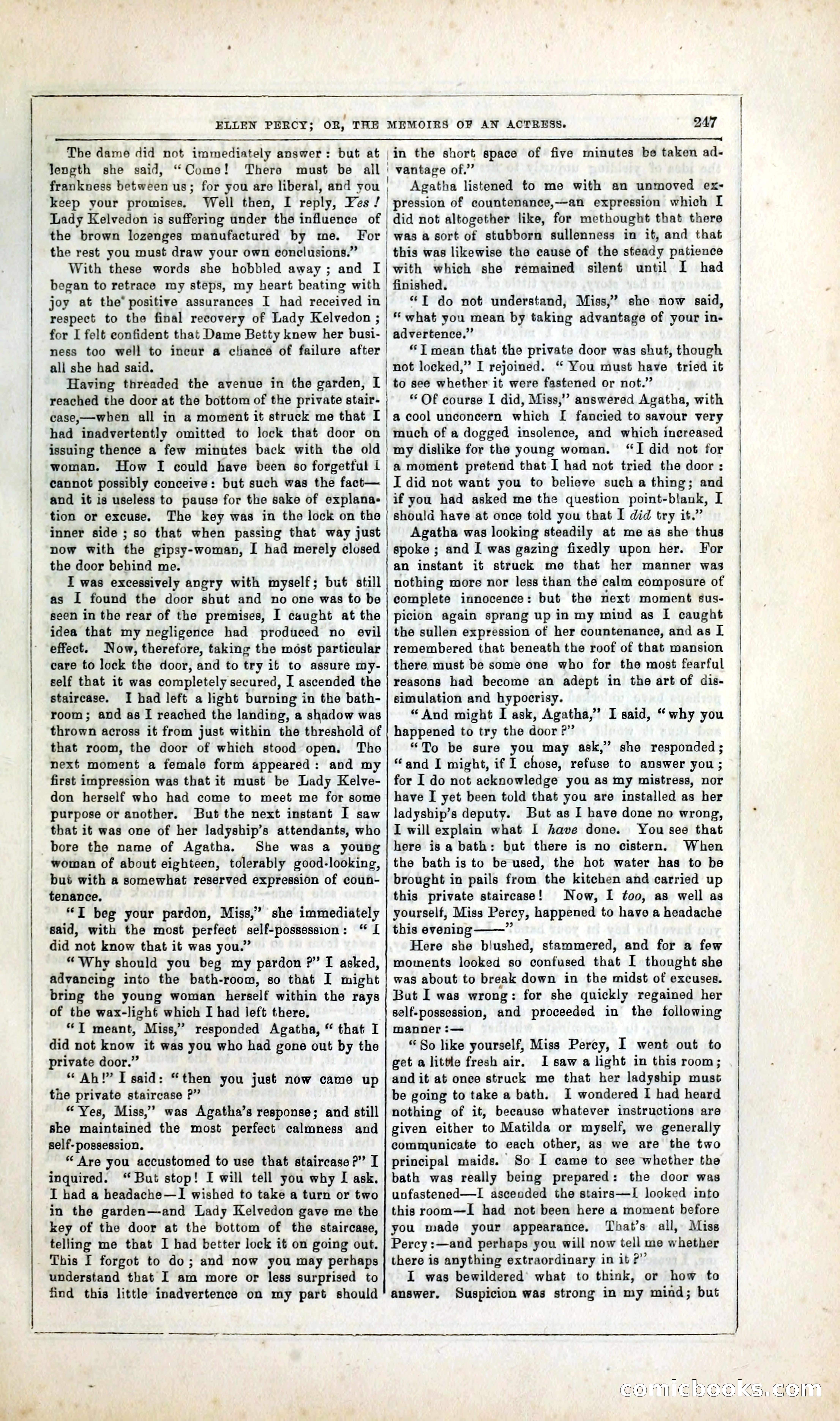 Ellen Percy; or, The Memoirs of an Actress — page 260 of 399