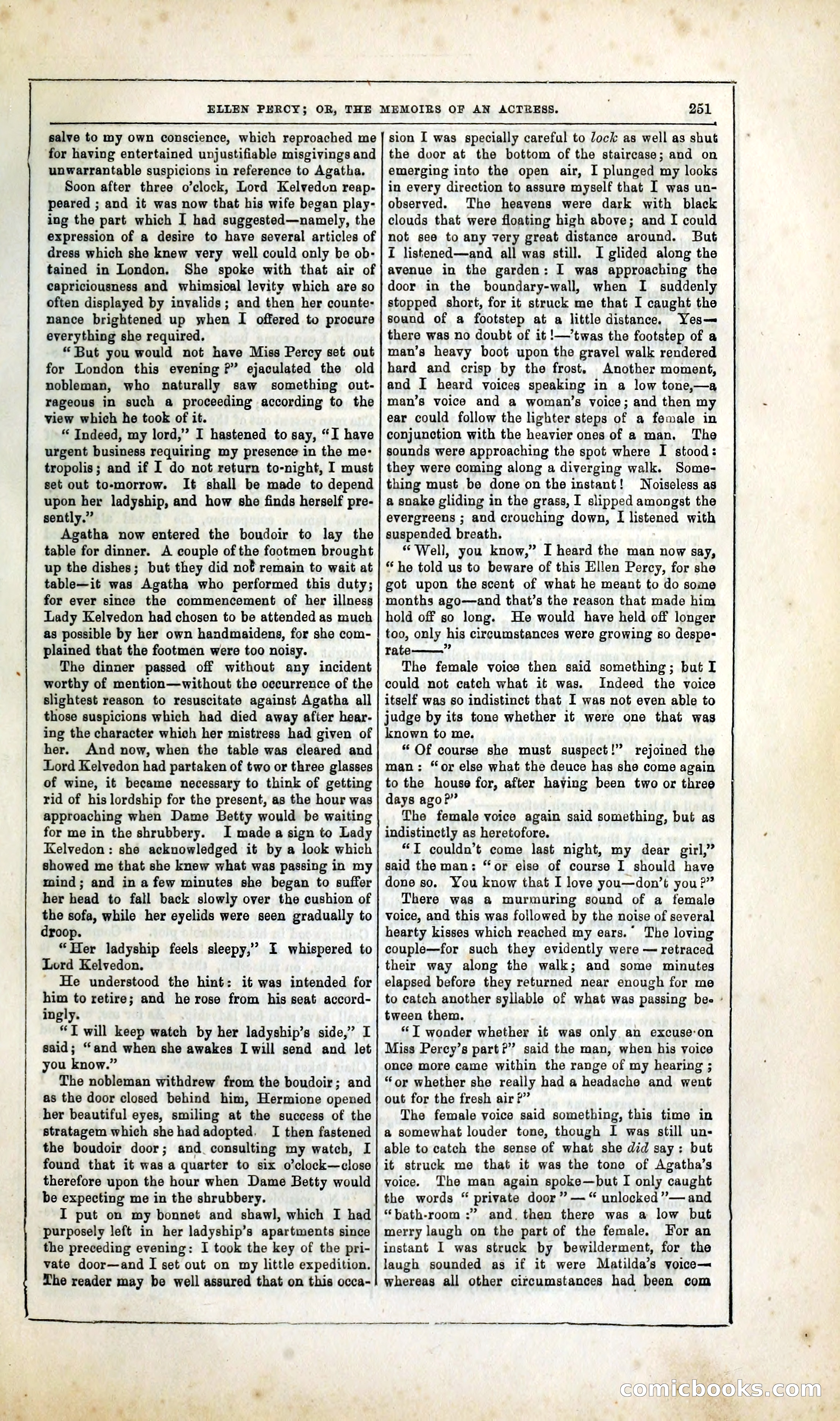 Ellen Percy; or, The Memoirs of an Actress — page 264 of 399