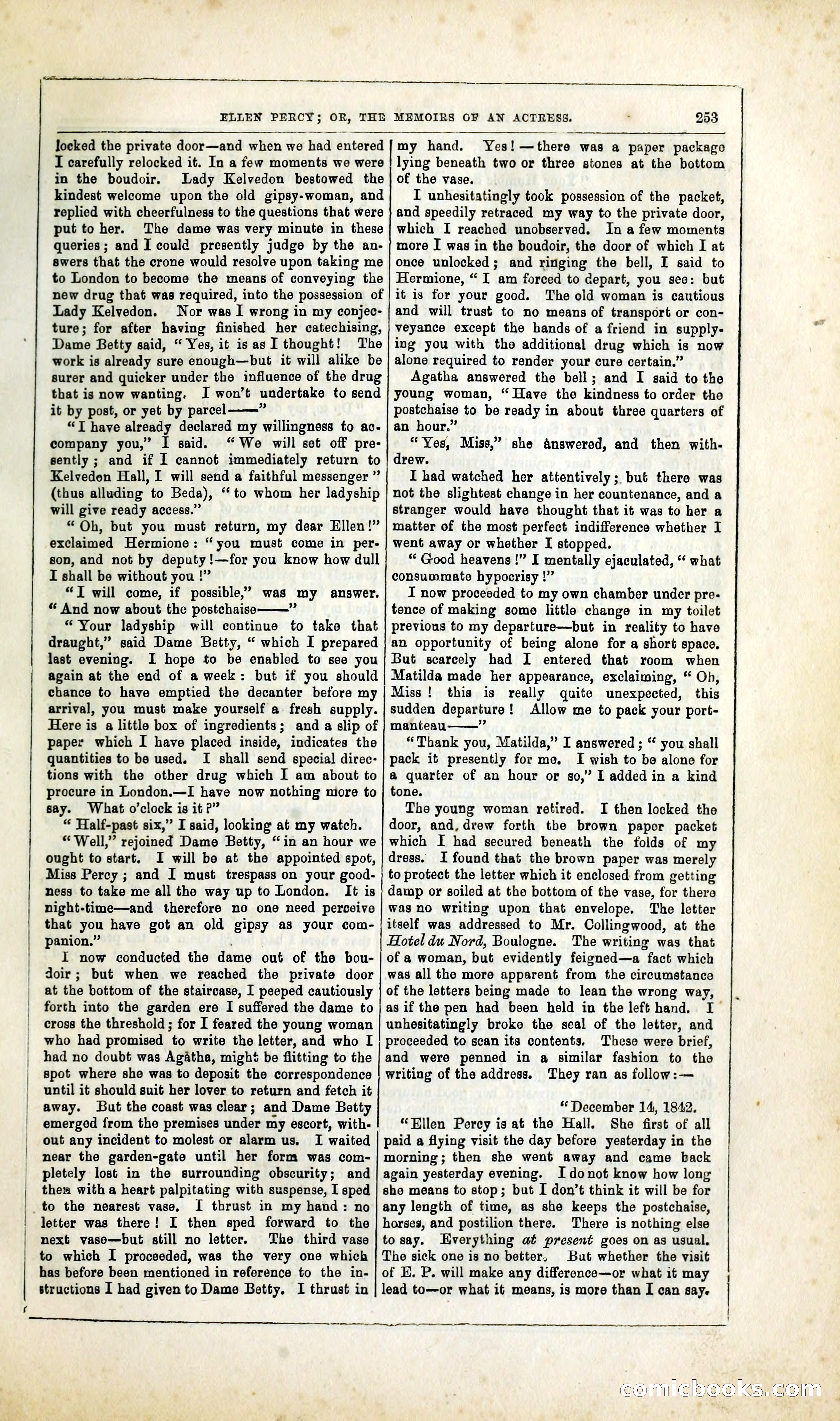 Ellen Percy; or, The Memoirs of an Actress — page 266 of 399