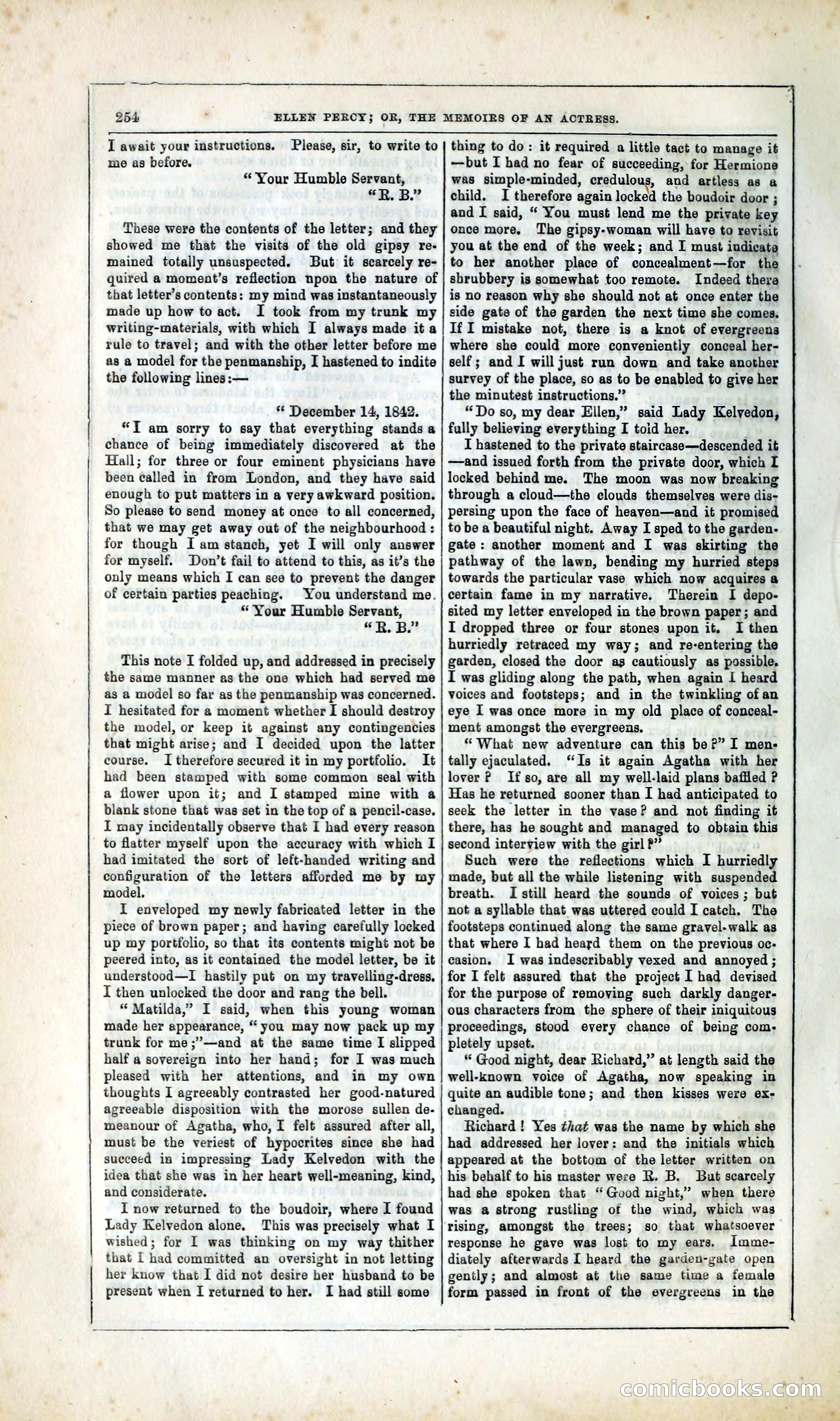 Ellen Percy; or, The Memoirs of an Actress — page 267 of 399