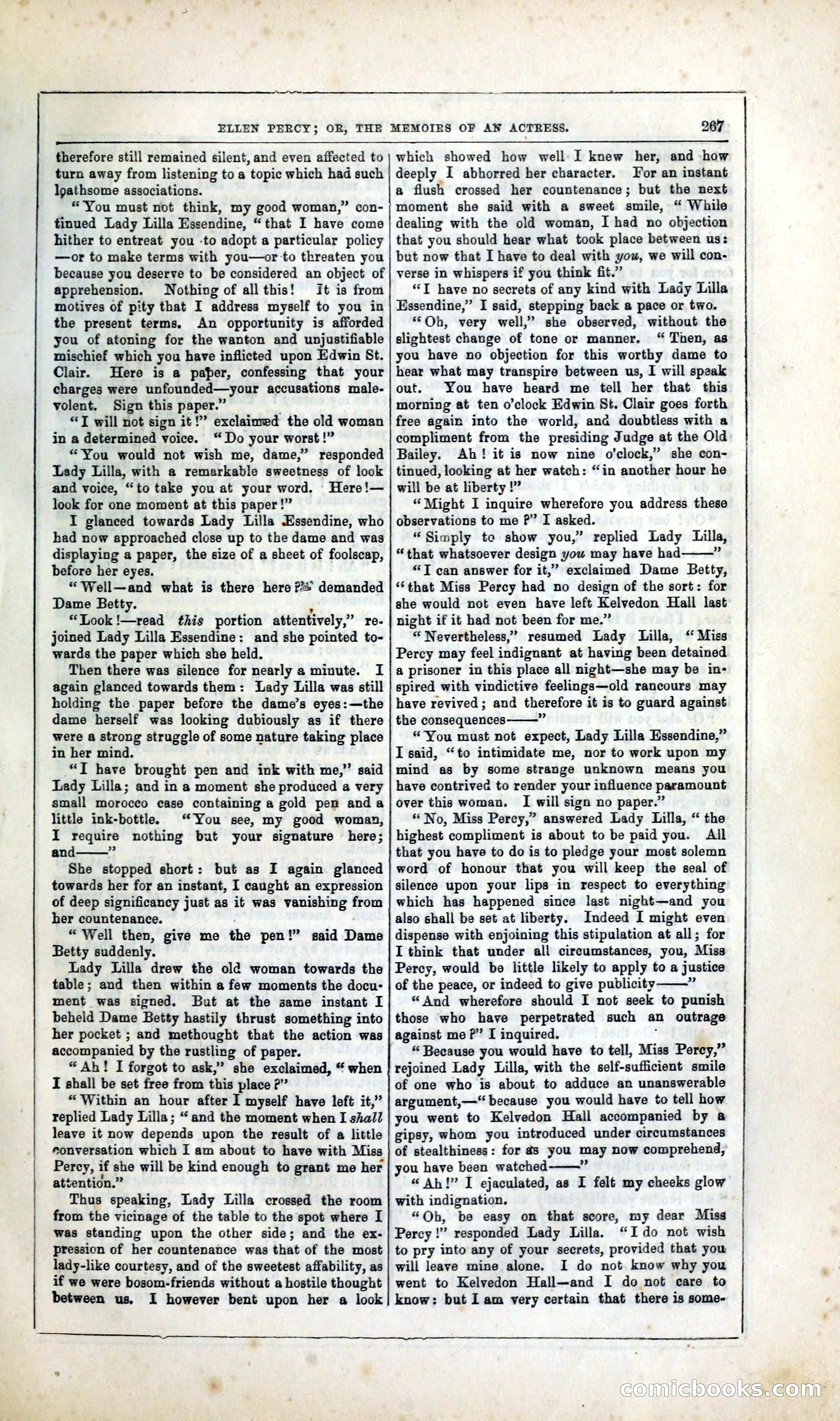Ellen Percy; or, The Memoirs of an Actress — page 280 of 399