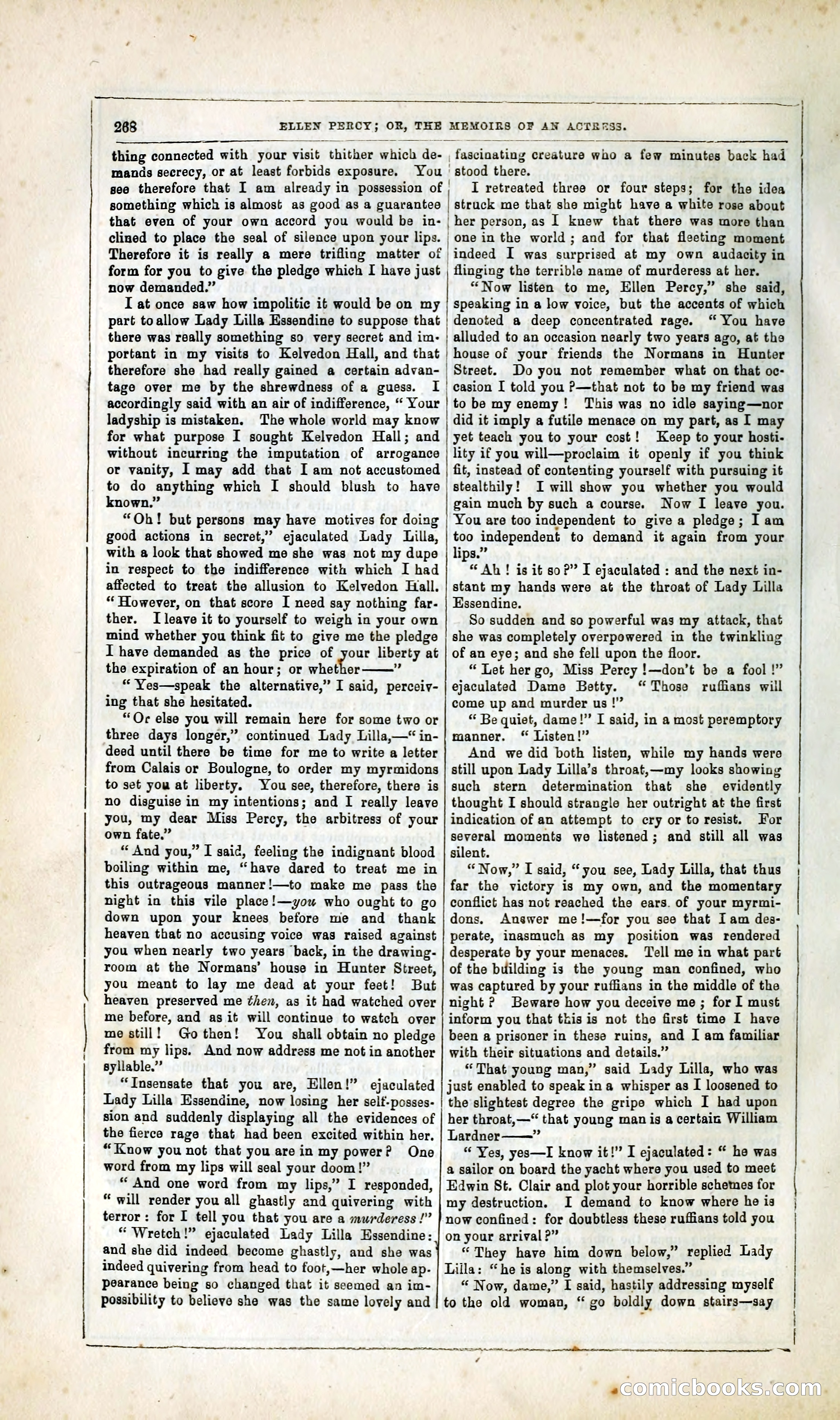 Ellen Percy; or, The Memoirs of an Actress — page 281 of 399