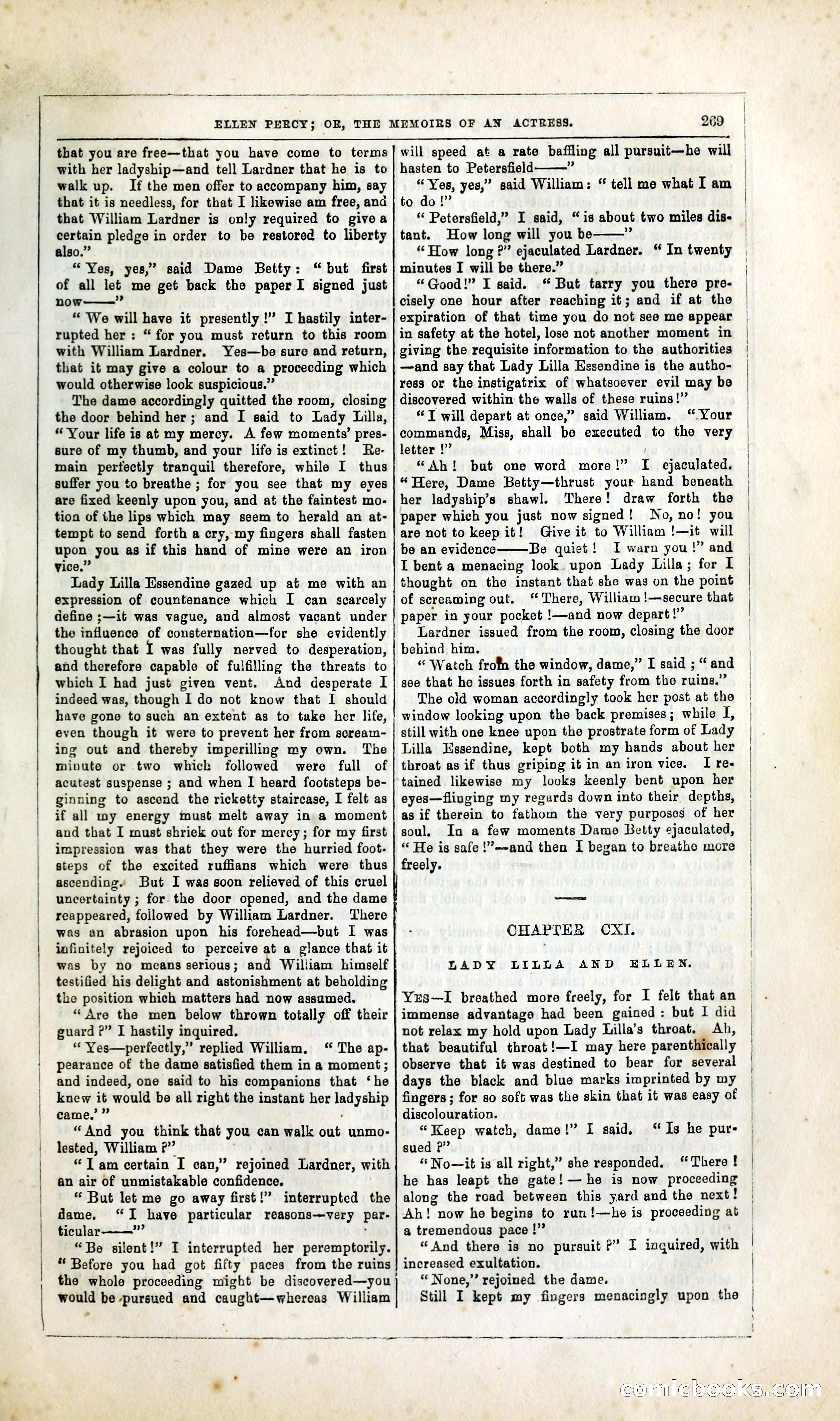 Ellen Percy; or, The Memoirs of an Actress — page 282 of 399