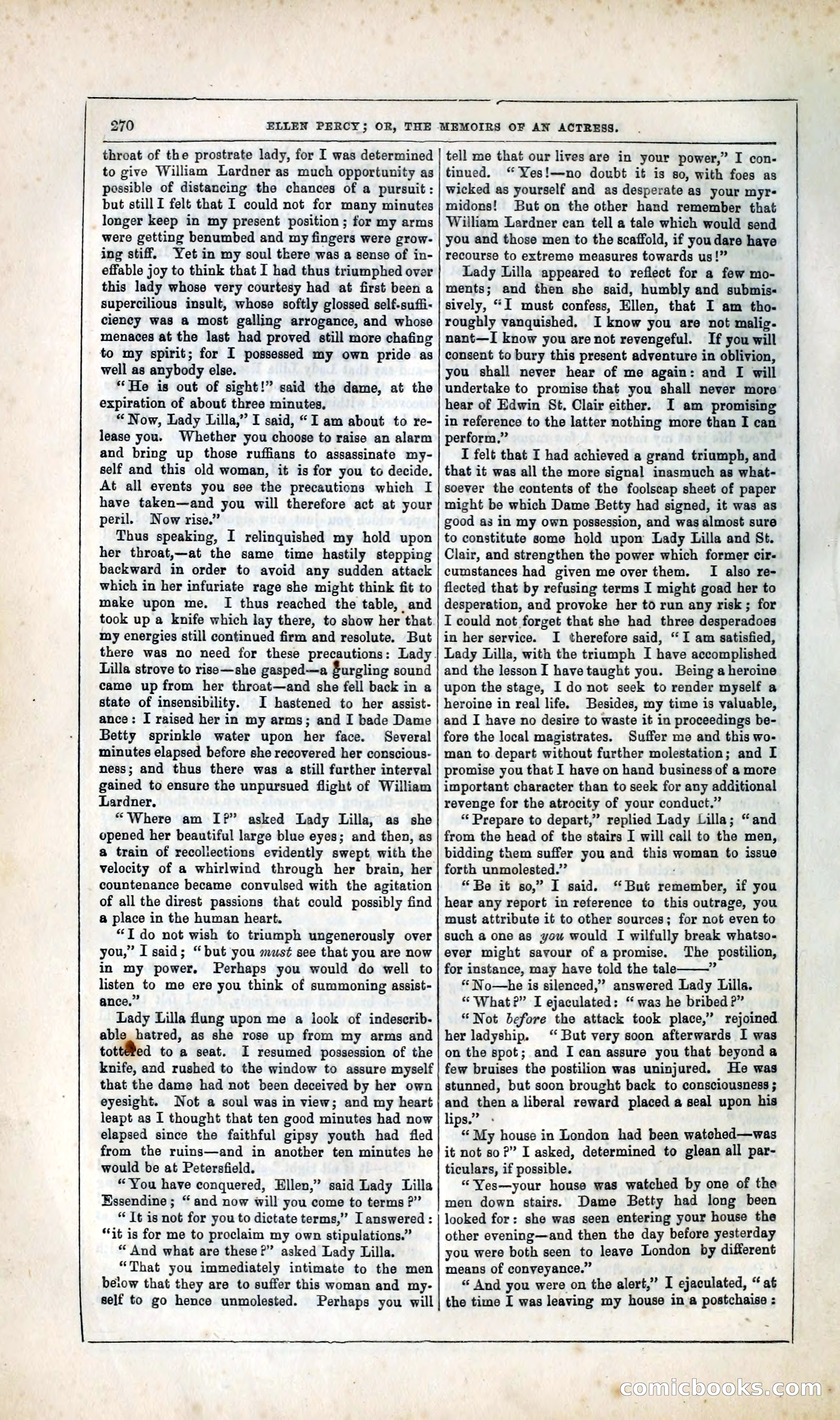 Ellen Percy; or, The Memoirs of an Actress — page 283 of 399