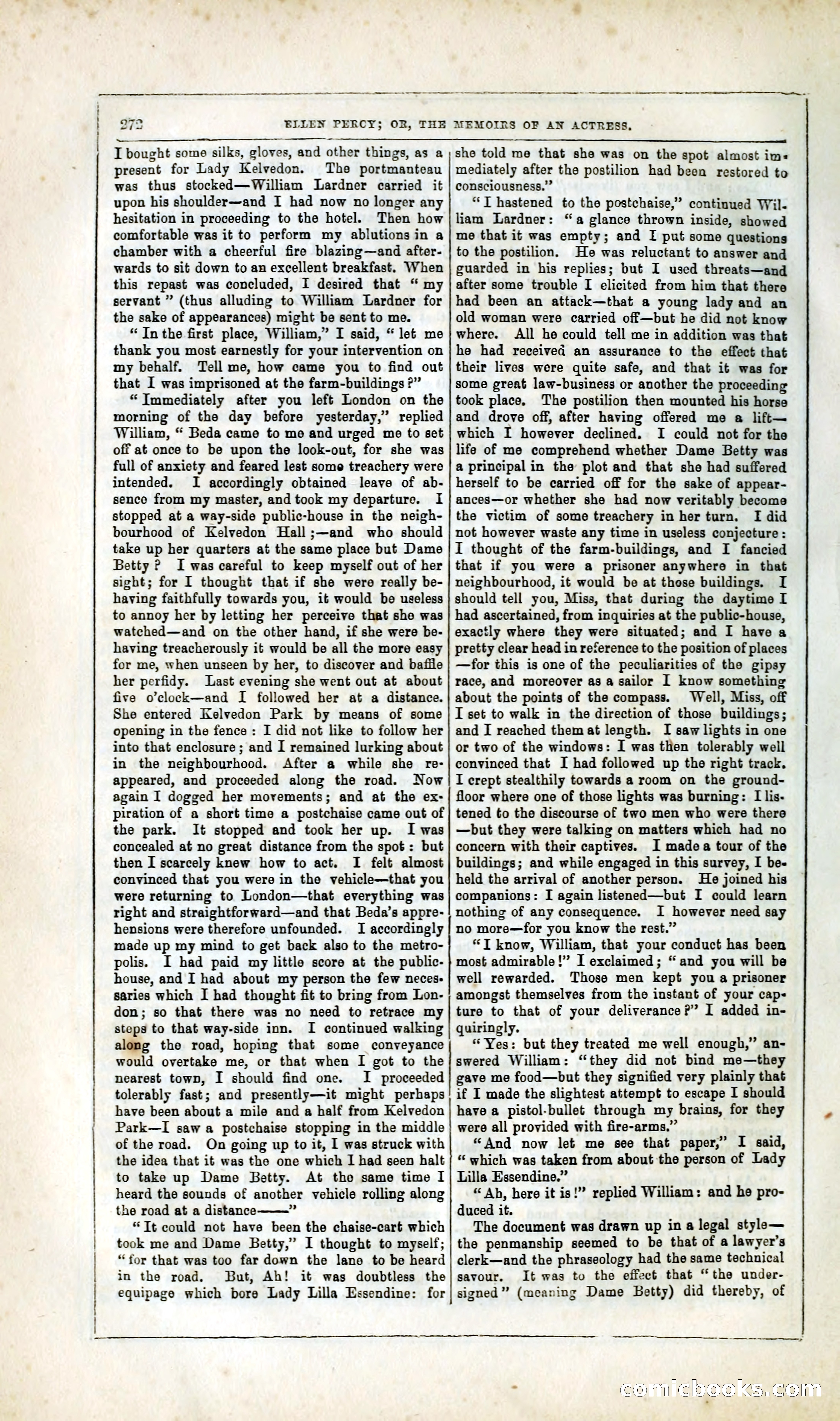 Ellen Percy; or, The Memoirs of an Actress — page 285 of 399