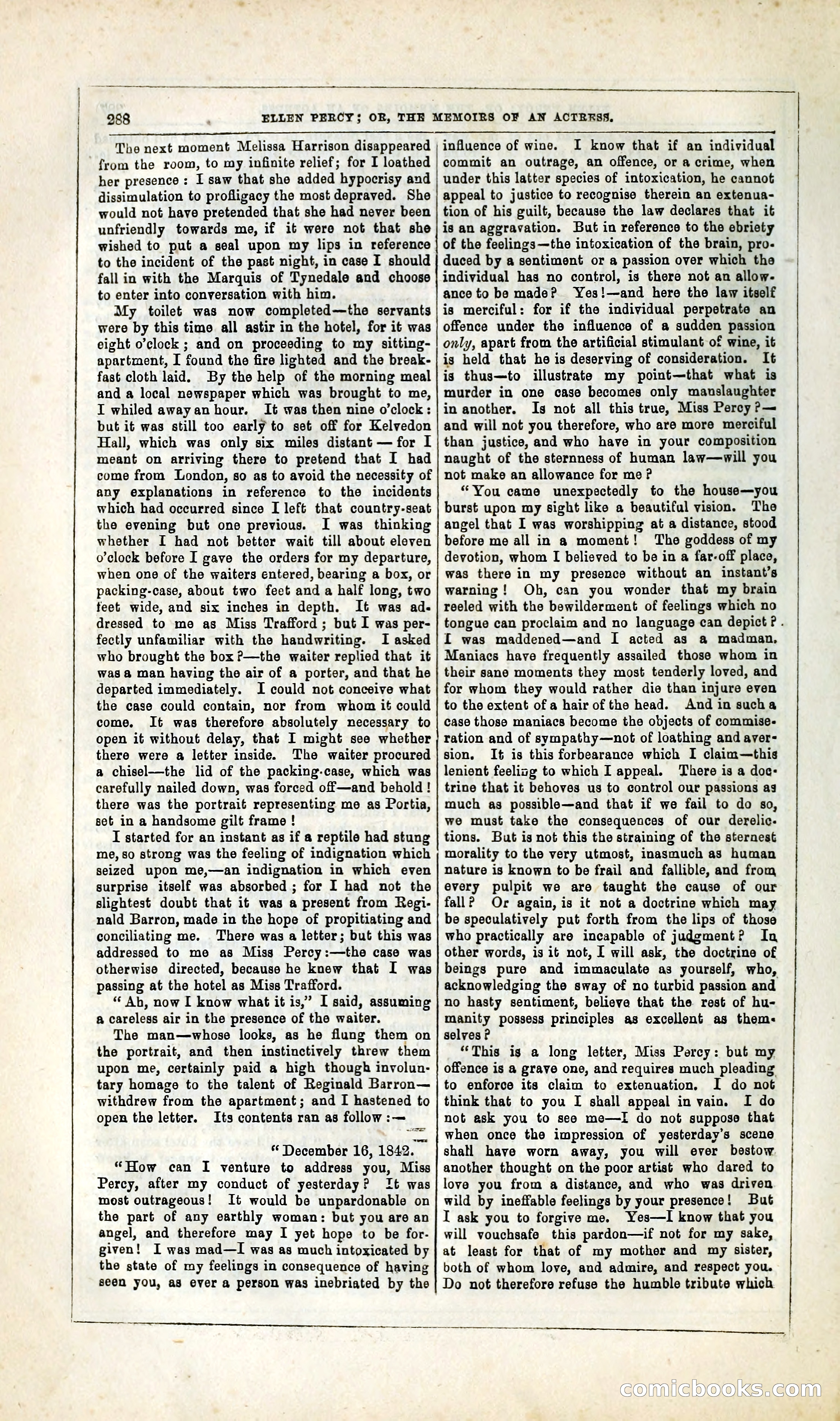 Ellen Percy; or, The Memoirs of an Actress — page 301 of 399