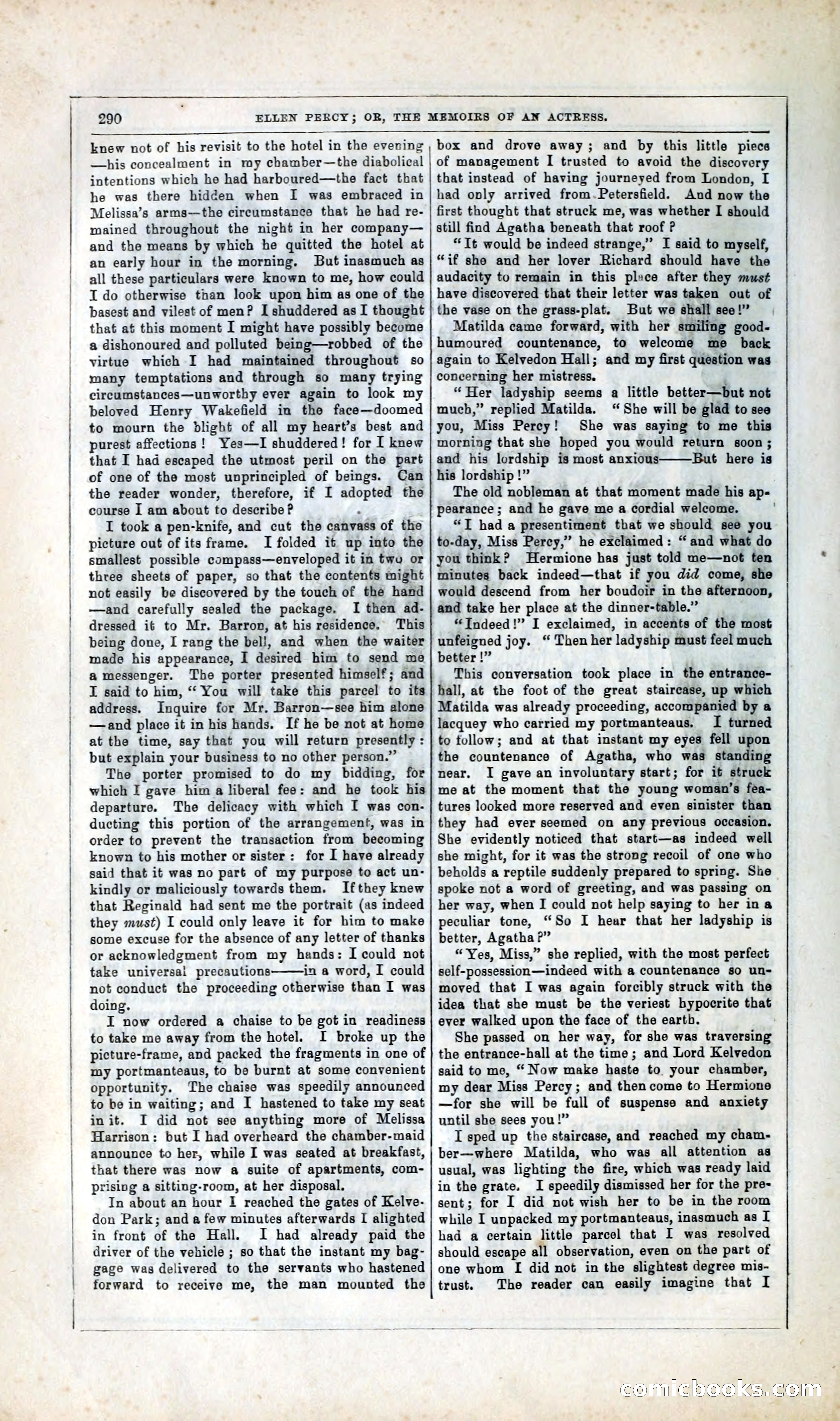Ellen Percy; or, The Memoirs of an Actress — page 303 of 399