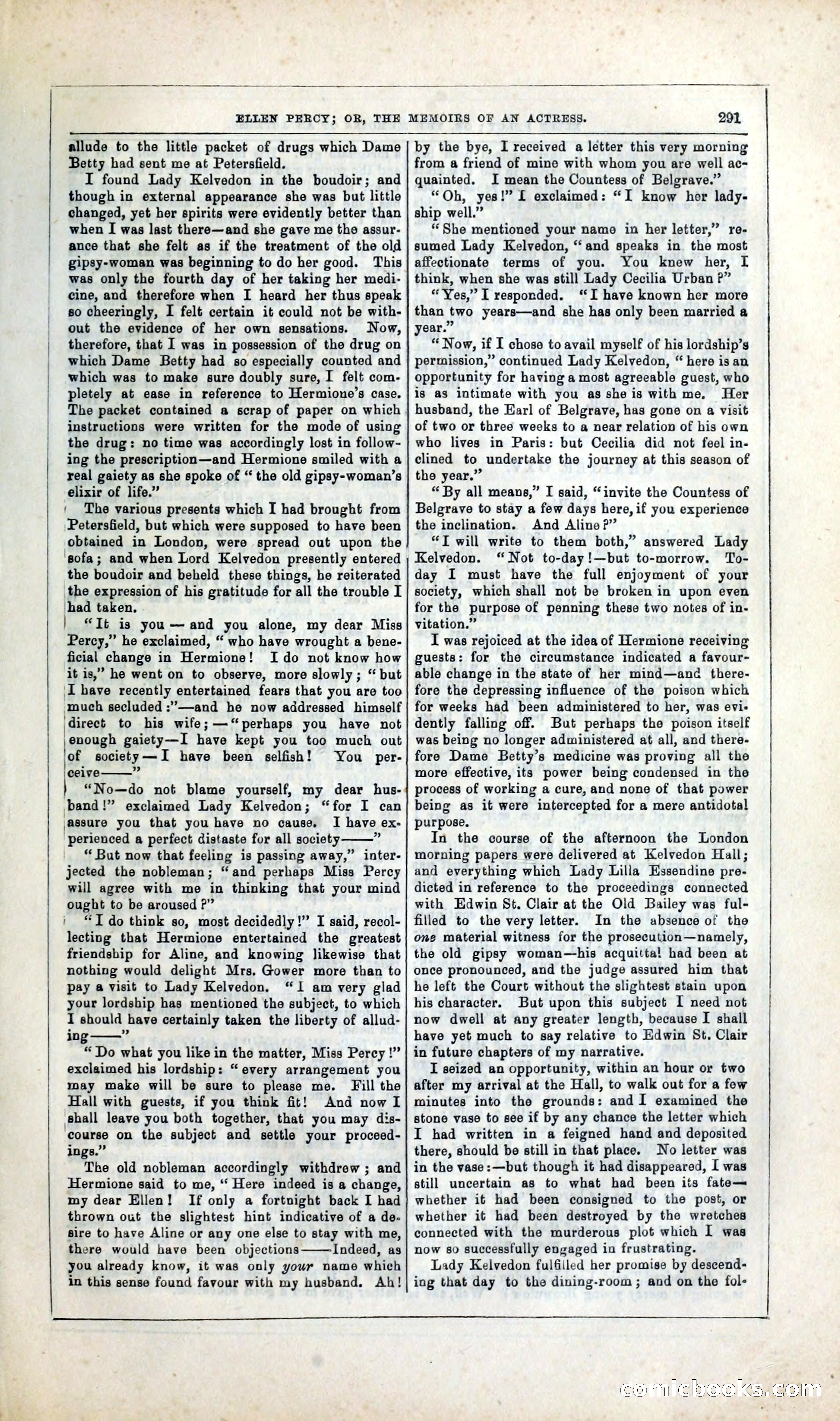 Ellen Percy; or, The Memoirs of an Actress — page 304 of 399