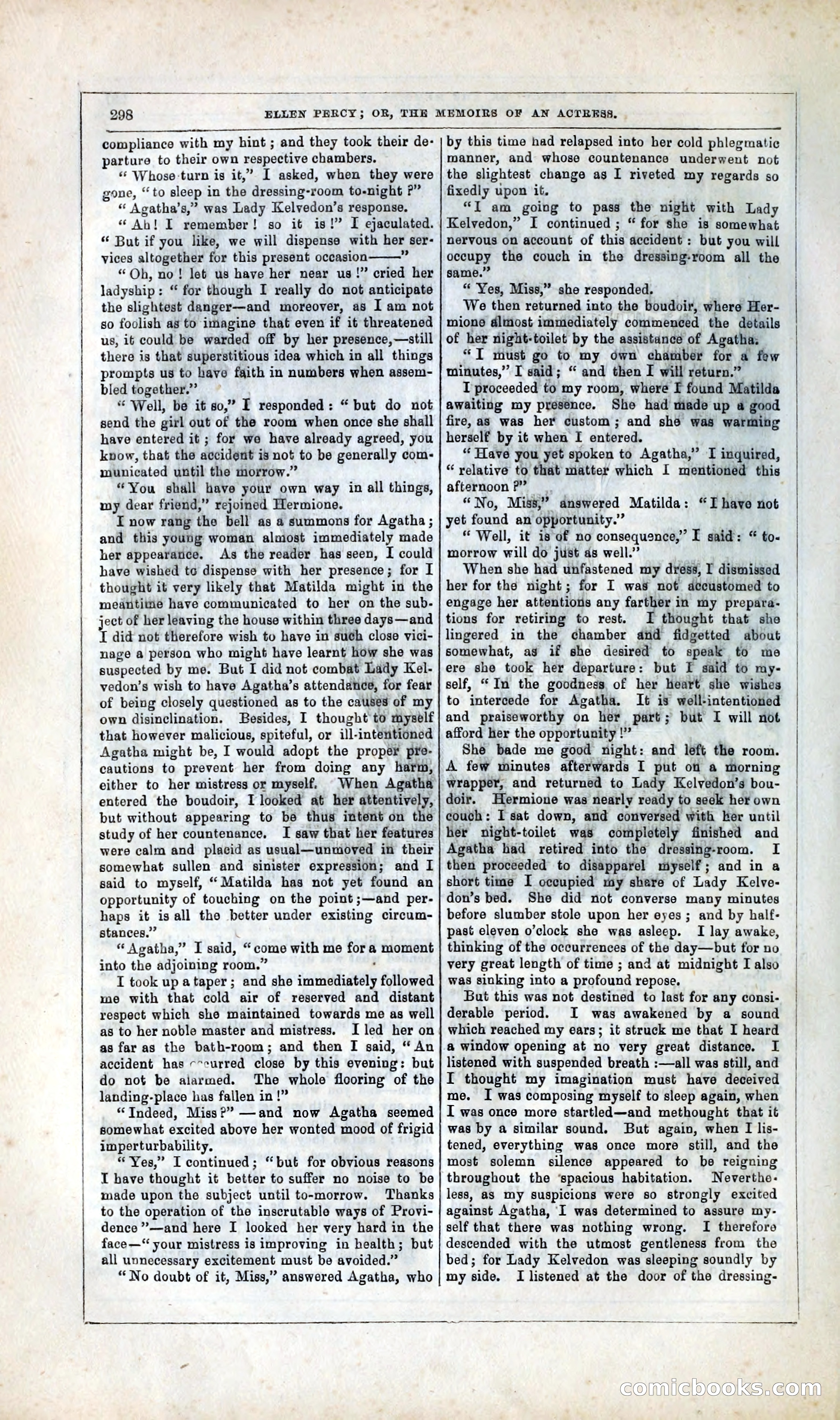 Ellen Percy; or, The Memoirs of an Actress — page 311 of 399