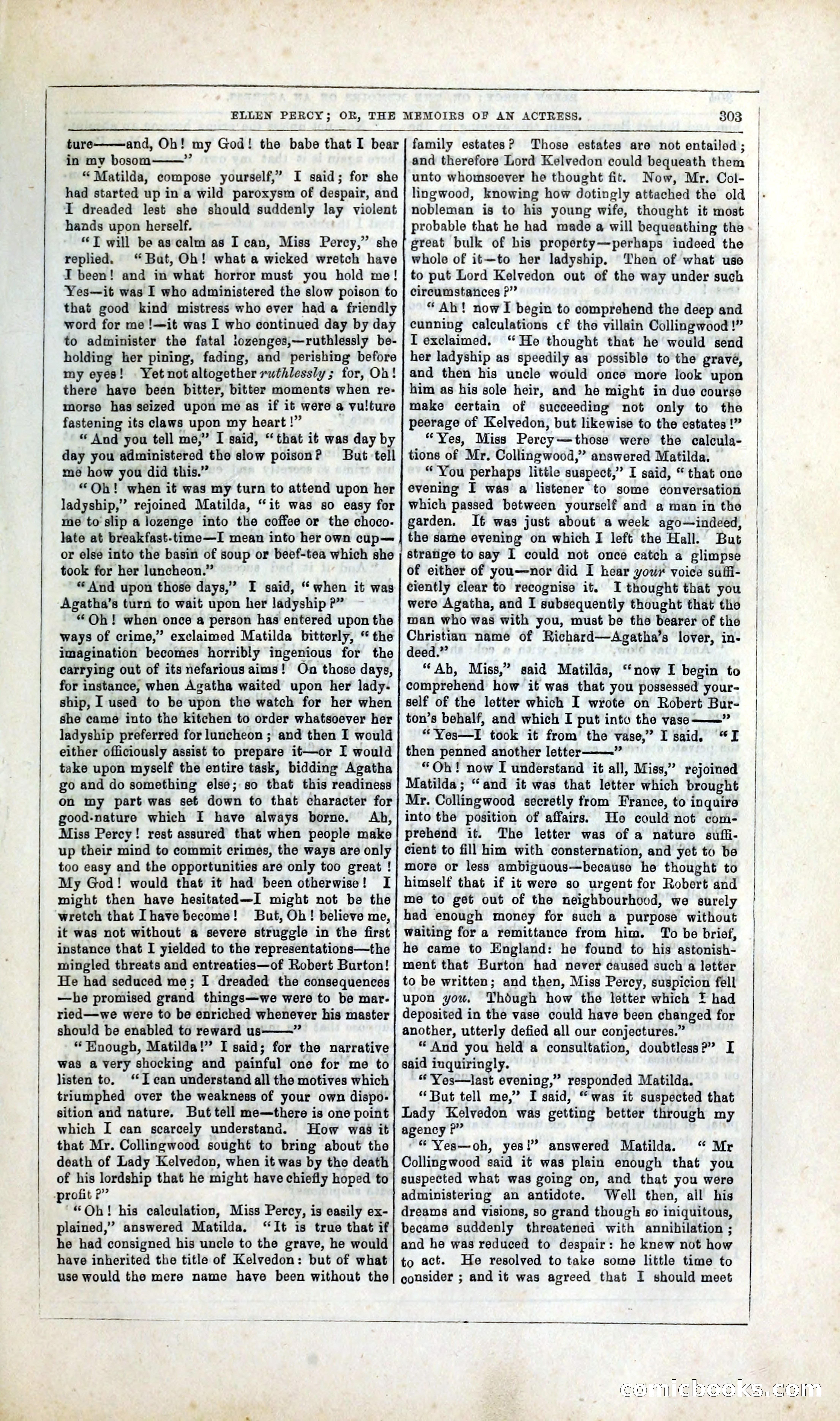 Ellen Percy; or, The Memoirs of an Actress — page 316 of 399