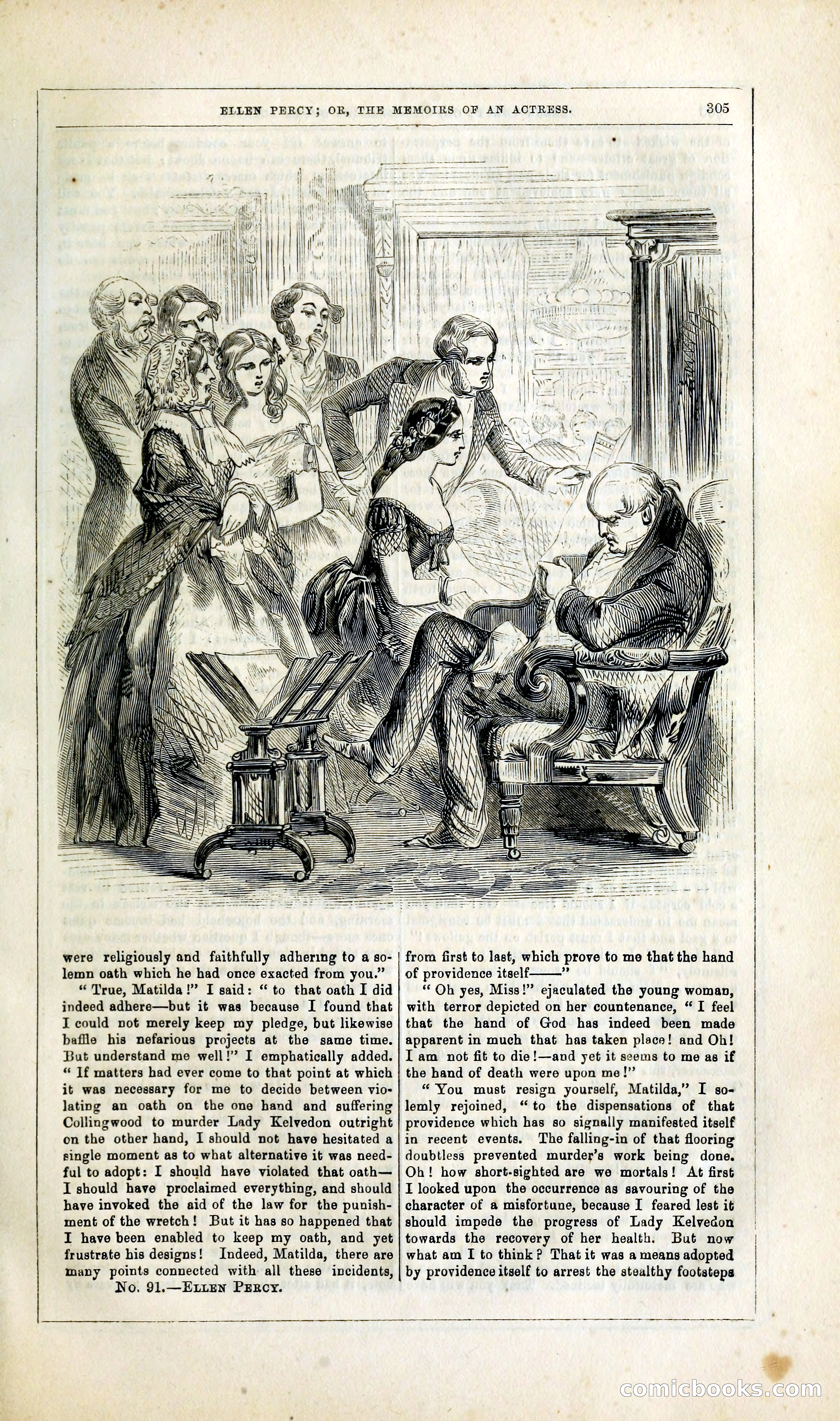 Ellen Percy; or, The Memoirs of an Actress — page 318 of 399